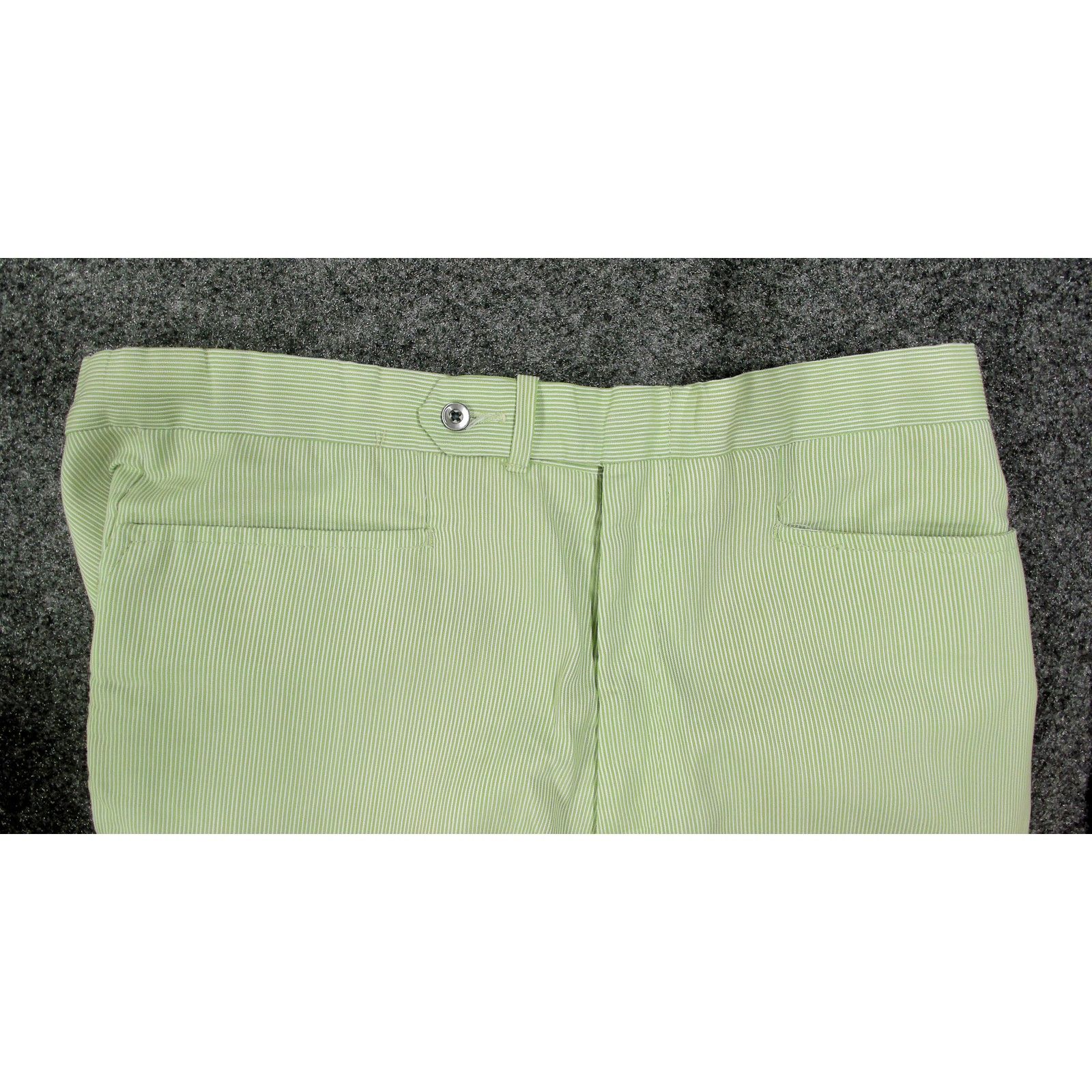 Vintage 70s Cactus Casuals High Rise Pinstripe Cropped Trousers 10 Size US 31 - 10 Thumbnail