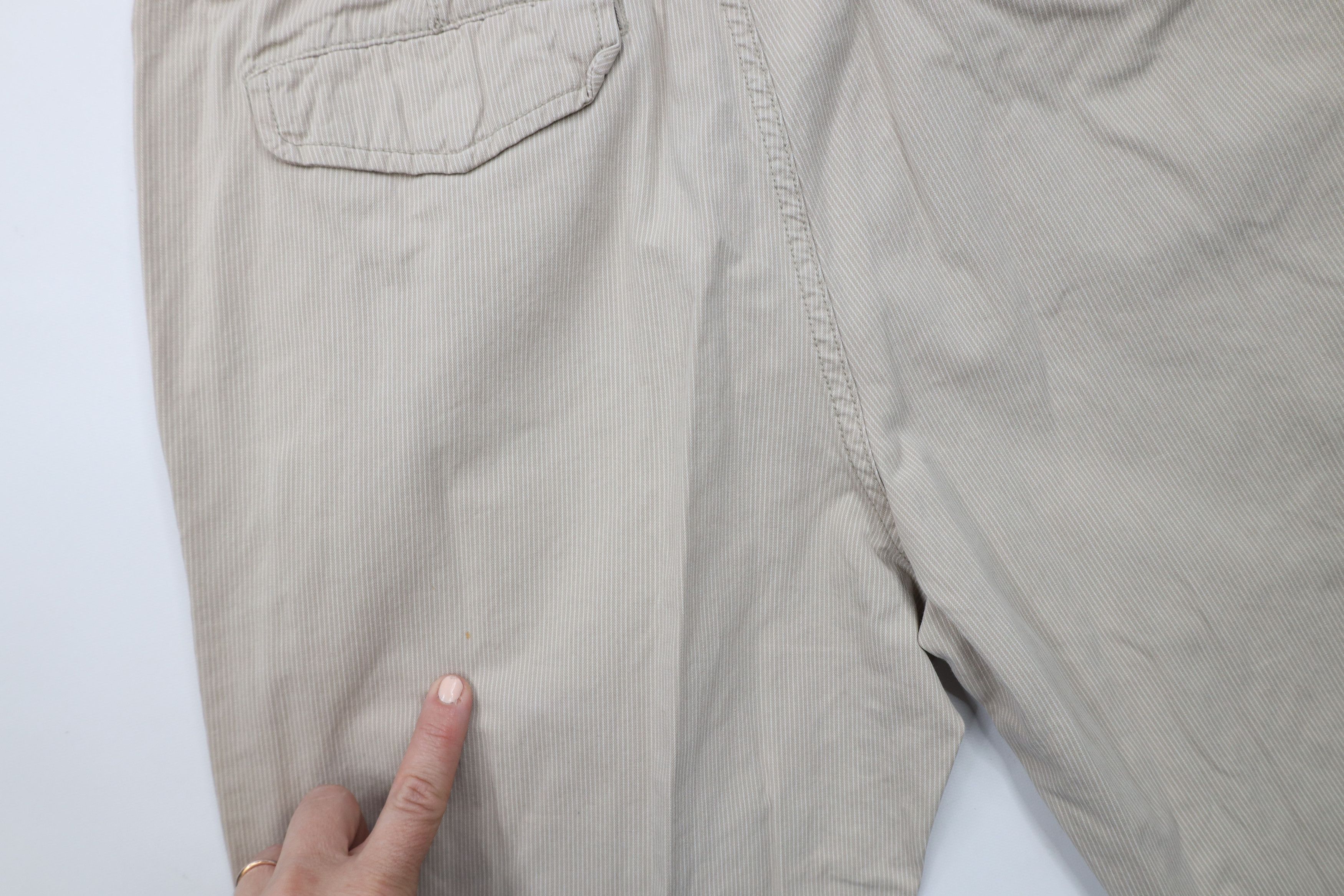 Gap × Vintage Vintage 90s Y2K Gap Surplus Pinstriped Wide Leg Chino Pants Size US 32 / EU 48 - 11 Thumbnail