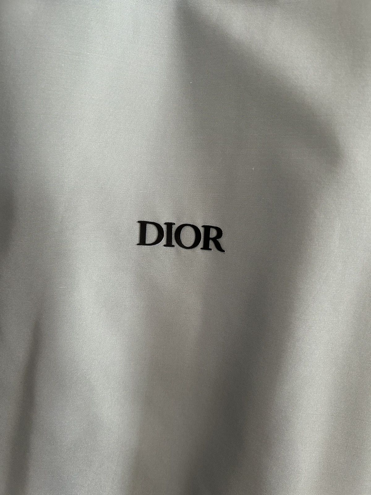Dior Dior Mens Light Blue Silk Blouson Windbreaker size L/XL 52 Size US L / EU 52-54 / 3 - 3 Thumbnail