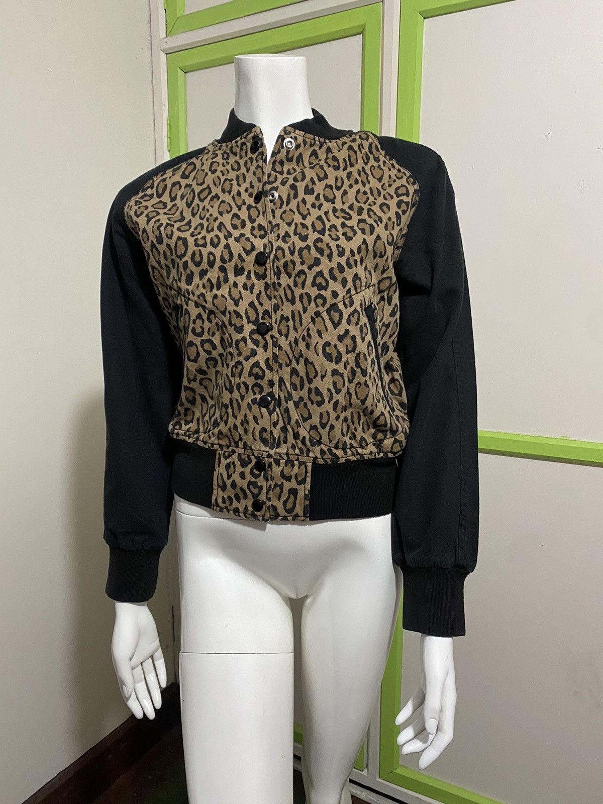 R13 Spring 2020- Leopard Print Bomber Jacket Size M / US 6-8 / IT 42-44 - 12 Thumbnail