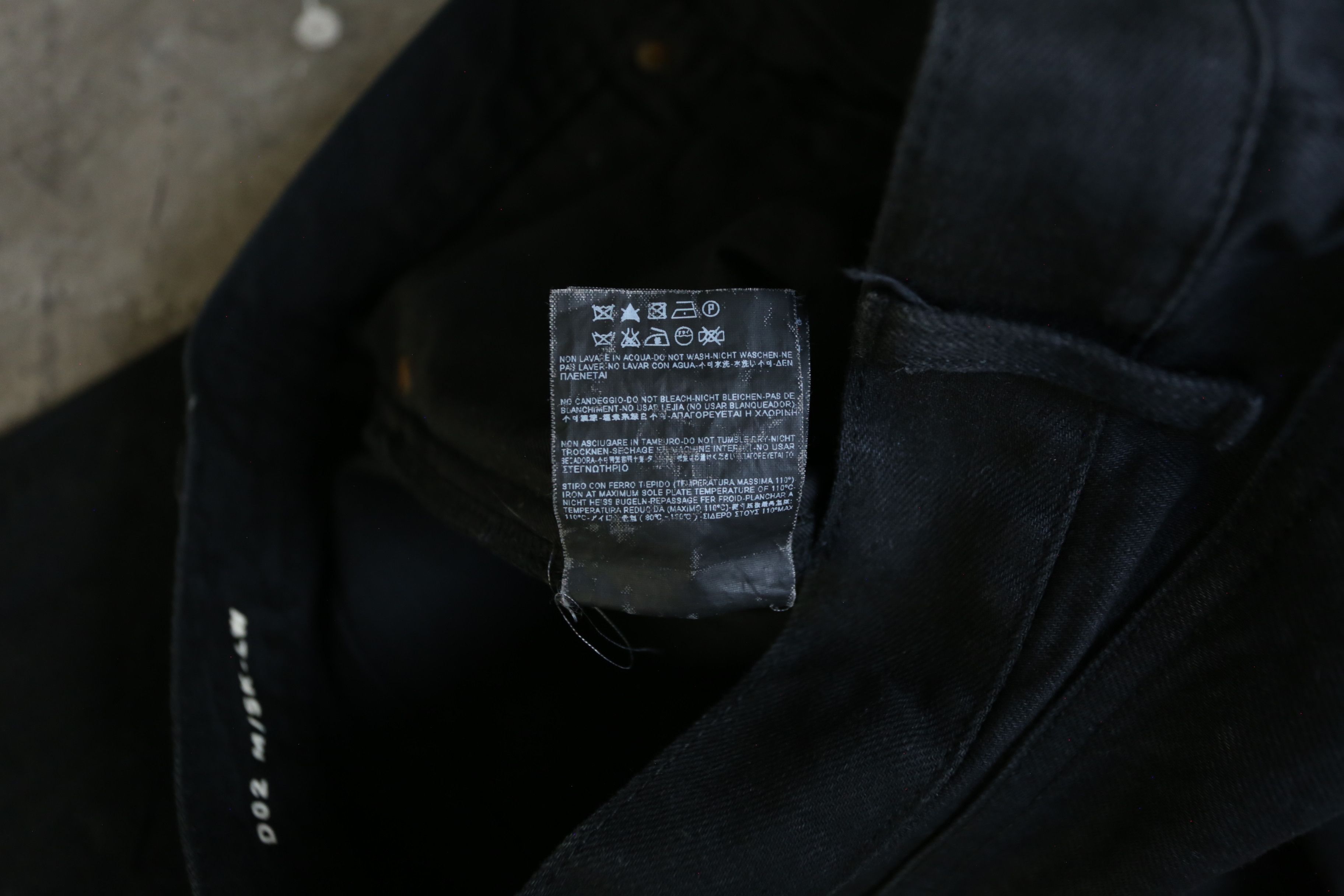 Saint Laurent Paris SLP - Hedi Slimane - F/W 13 - D02 Light Waxed Denim Jean Size US 30 / EU 46 - 8 Thumbnail