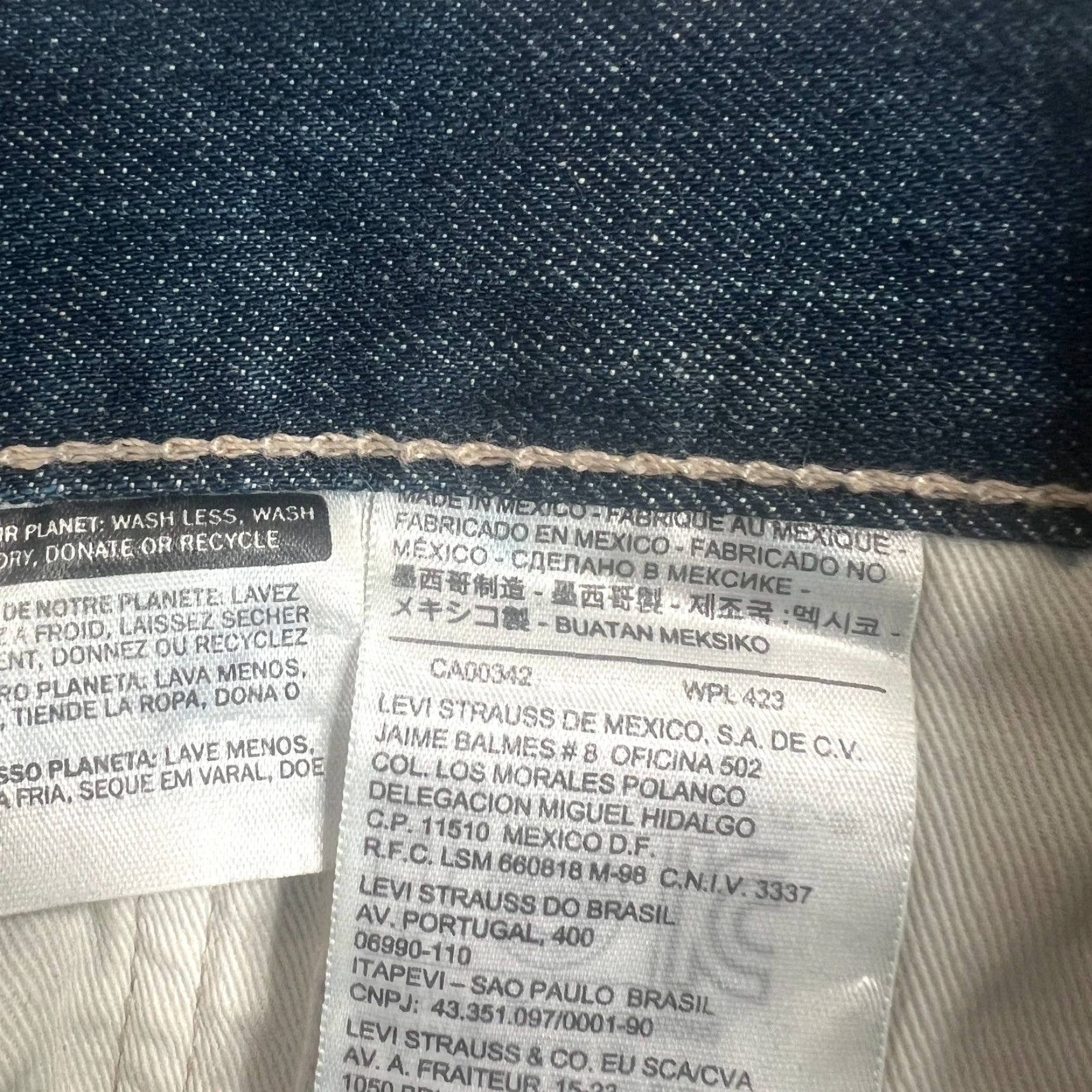 Levi's VINTAGE Levi's 501 Jeans Mens 38x33 Straight Fit Dark Wash Cotton 90s Y2K Streetwear Size US 38 / EU 54 - 6 Thumbnail