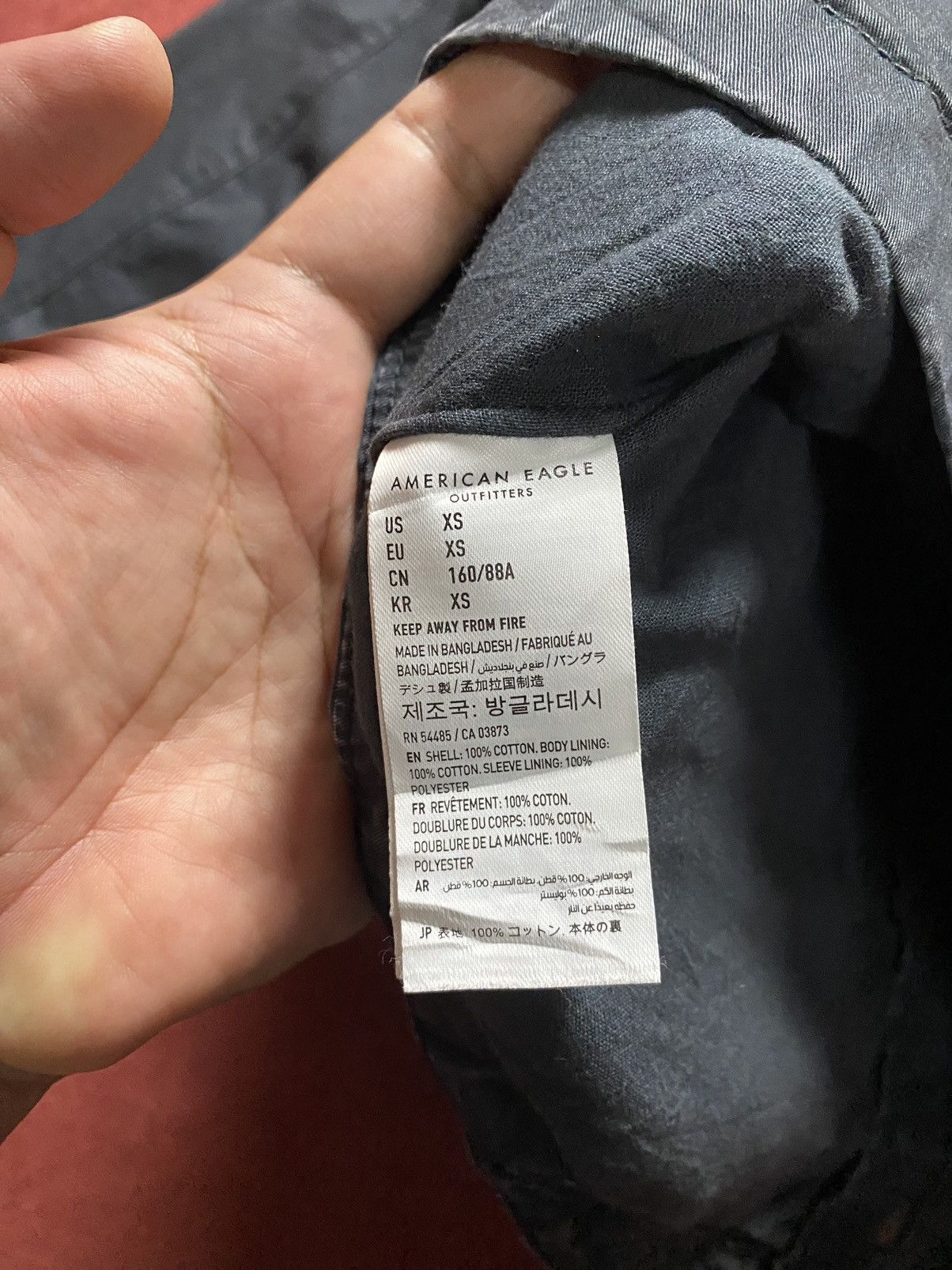 American Eagle Outfitters American Eagle Tartan Military Style Jacket Size US XS / EU 42 / 0 - 10 Thumbnail