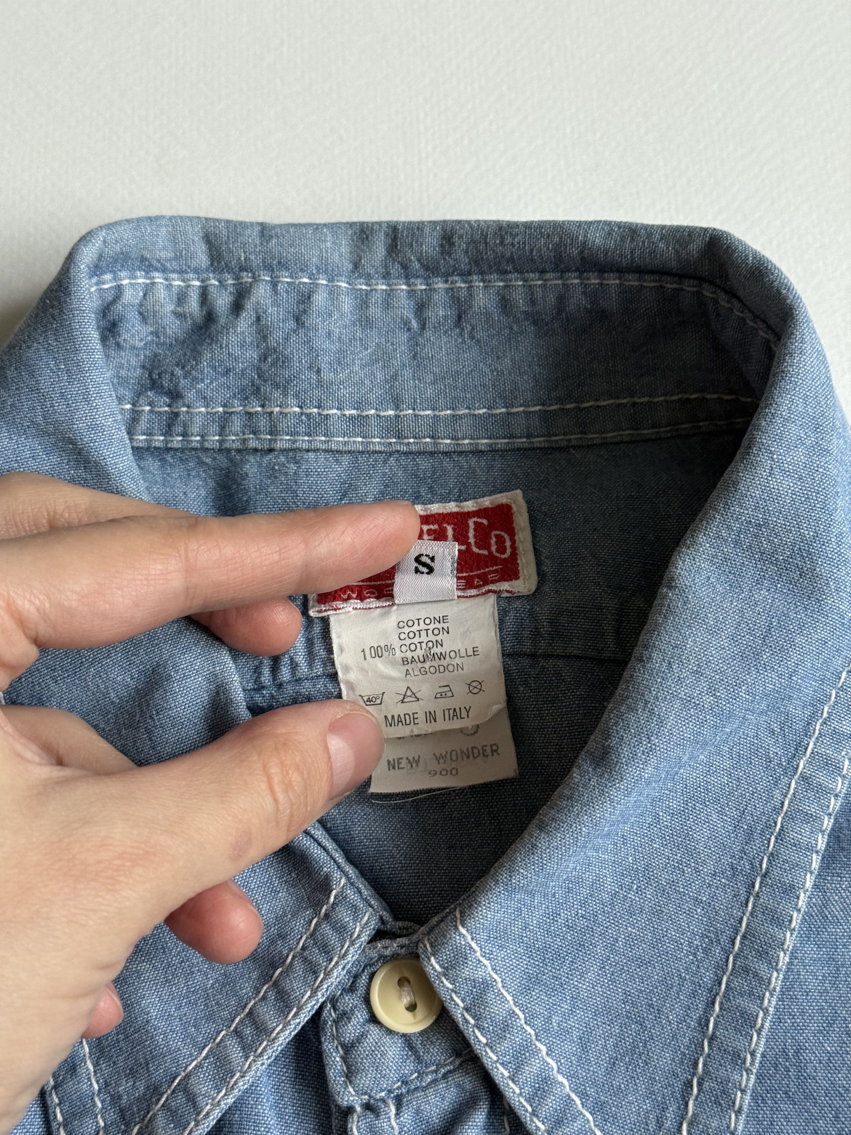Diesel Men's 90's Diesel Work Wear Denim Shirt (S) Size US S / EU 44-46 / 1 - 5 Thumbnail