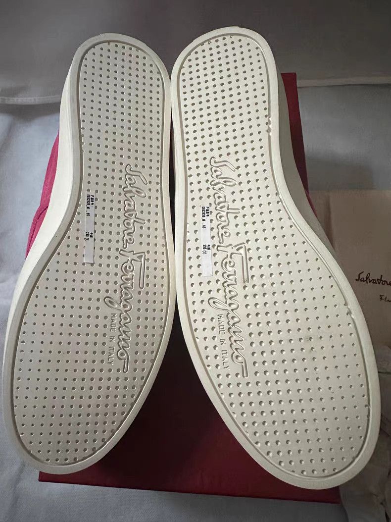 Salvatore Ferragamo Fur-Lined Flatform Sneakers Q9 Size US 6.5 / IT 36.5 - 2 Thumbnail