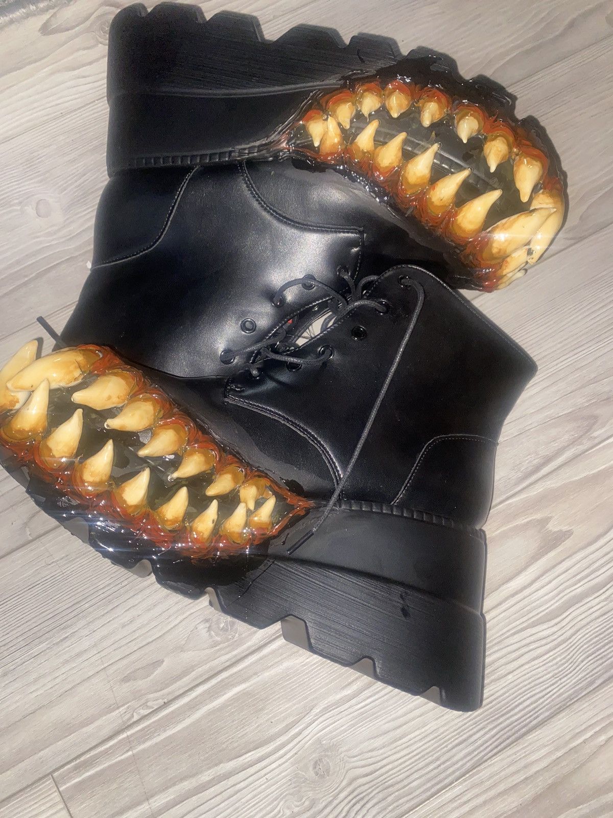 Custom Venom boots | Grailed