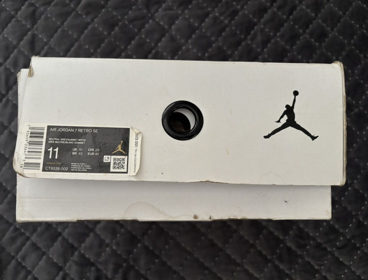 Jordan Brand AIR JORDAN 7 RETRO SE “Hare” 2020 Size US 11 / EU 44 - 7 Thumbnail