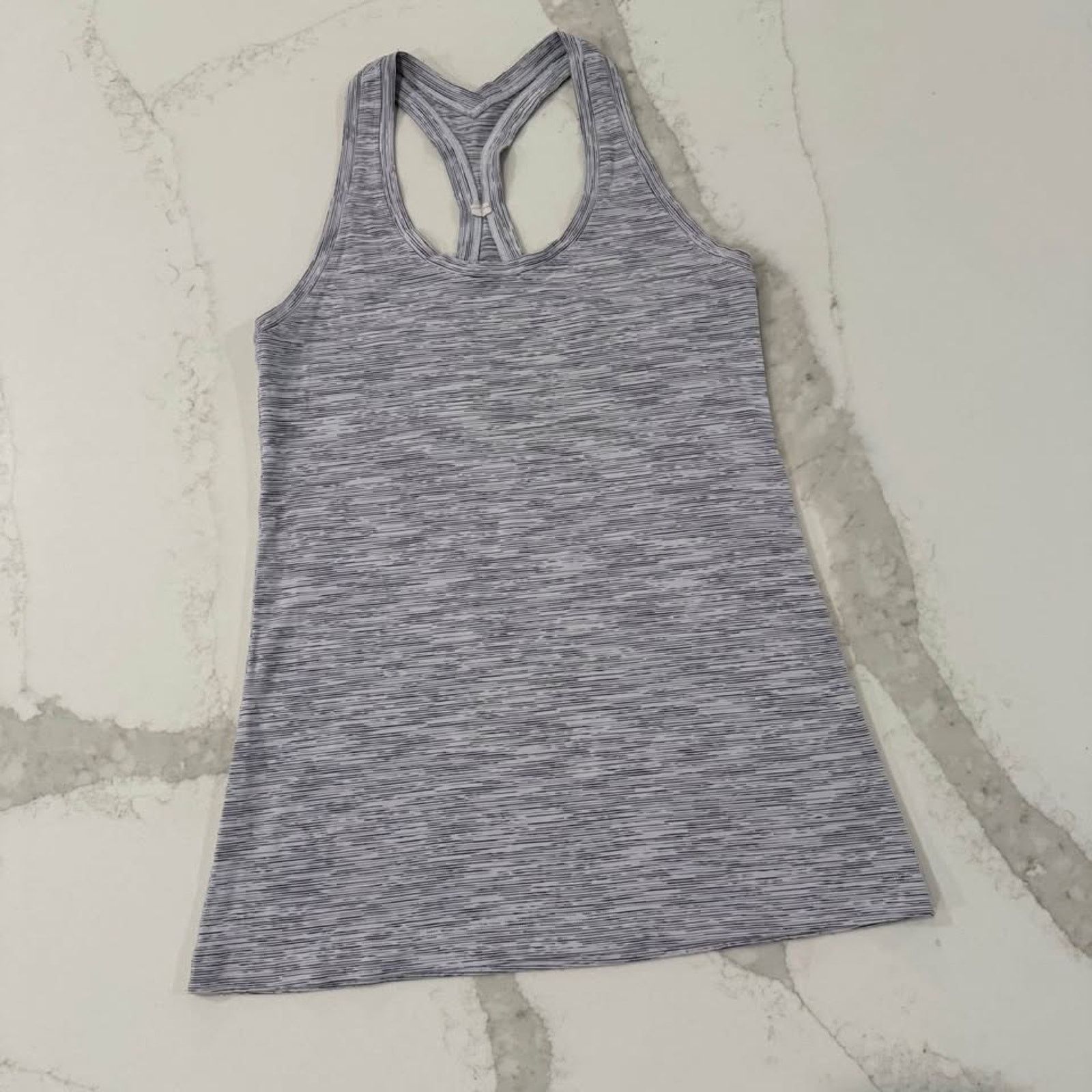 Lululemon Lululemon Cool Racerback II Wee Are From Space Womens 4 Grey Size S / US 4 / IT 40 - 1 Thumbnail