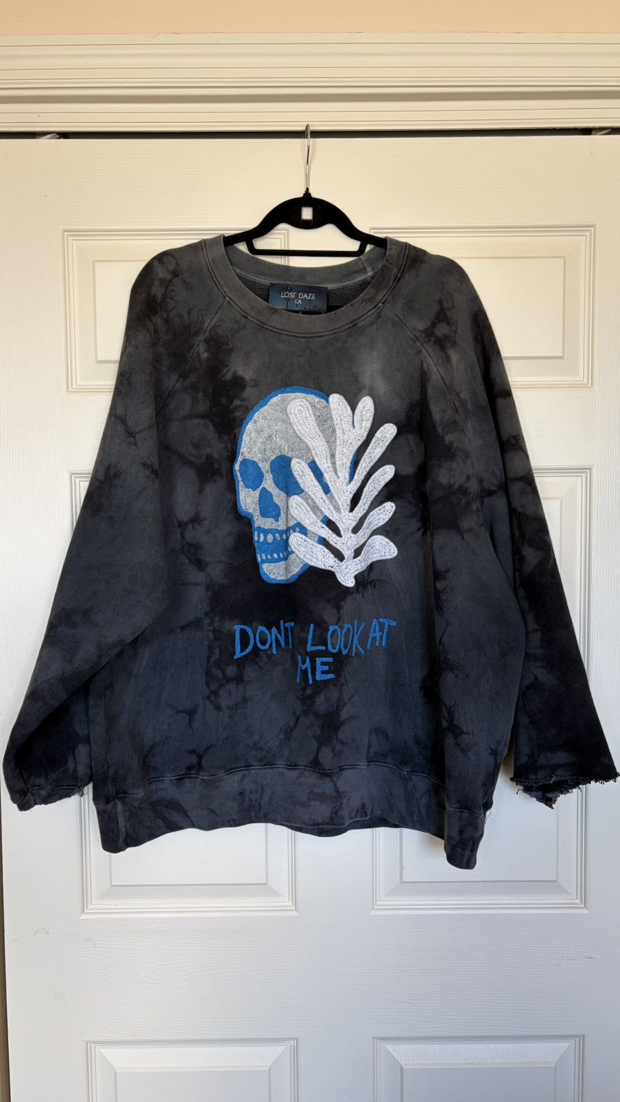 Lost Daze Lost Daze CA Don’t Look At Me Skull Sweatshirt Size L Size US L / EU 52-54 / 3 - 3 Thumbnail