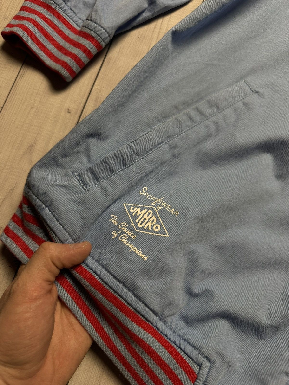 Umbro × Vintage Vintage Umbro England soccer jacket bomber size XXL blue Size US XXL / EU 58 / 5 - 4 Thumbnail