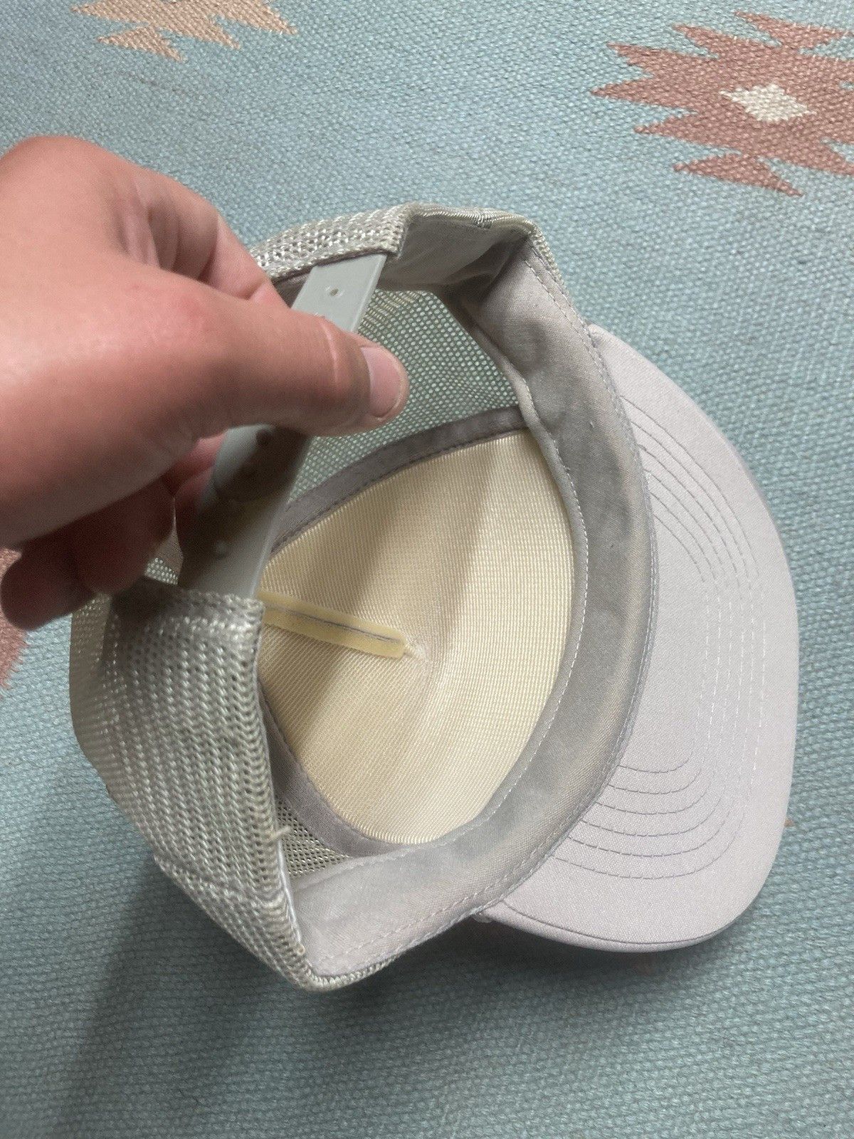 Vintage trucker hat Big L lumberland Michigan gray lumber SnapBack Size ONE SIZE - 6 Thumbnail