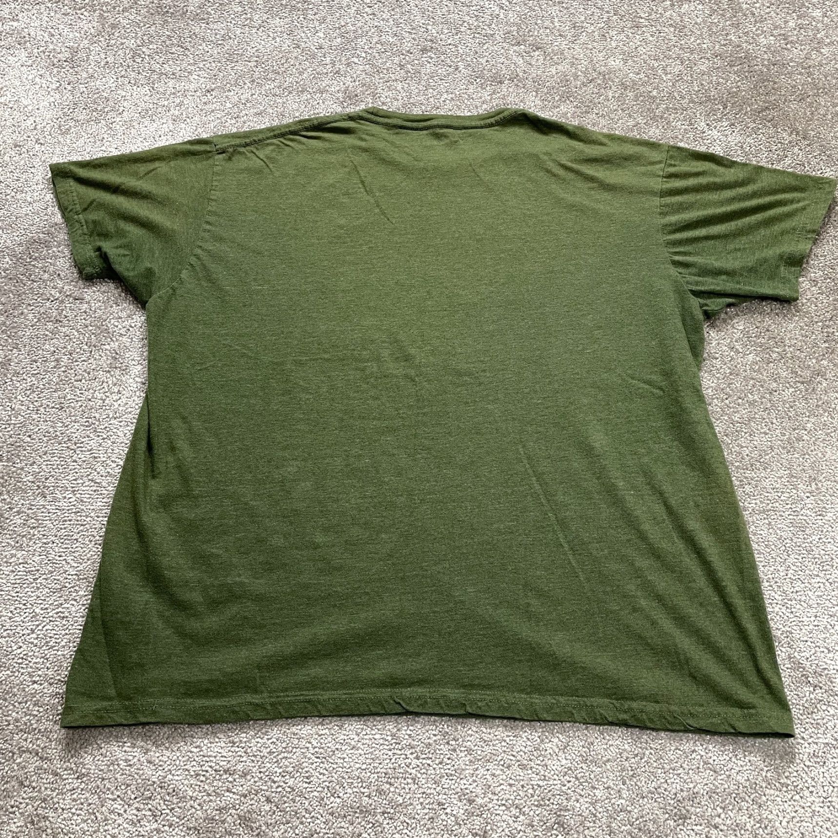 Wrangler Wrangler Men’s Graphic T-Shirt XXL Green Crew Neck Short Sleeve Camping Outdoor Classic 90s Size US XXL / EU 58 / 5 - 2 Thumbnail