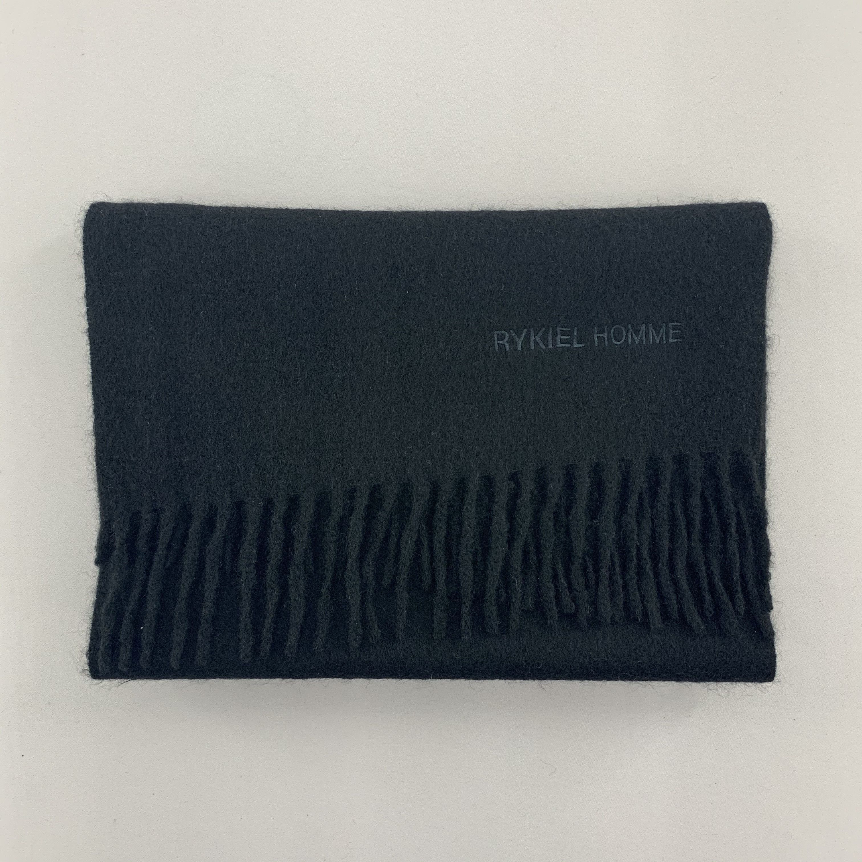 Sonia Rykiel Rykiel Homme Scarf Wool Muffler Neck Wrap BL4269 Size ONE SIZE - 3 Thumbnail