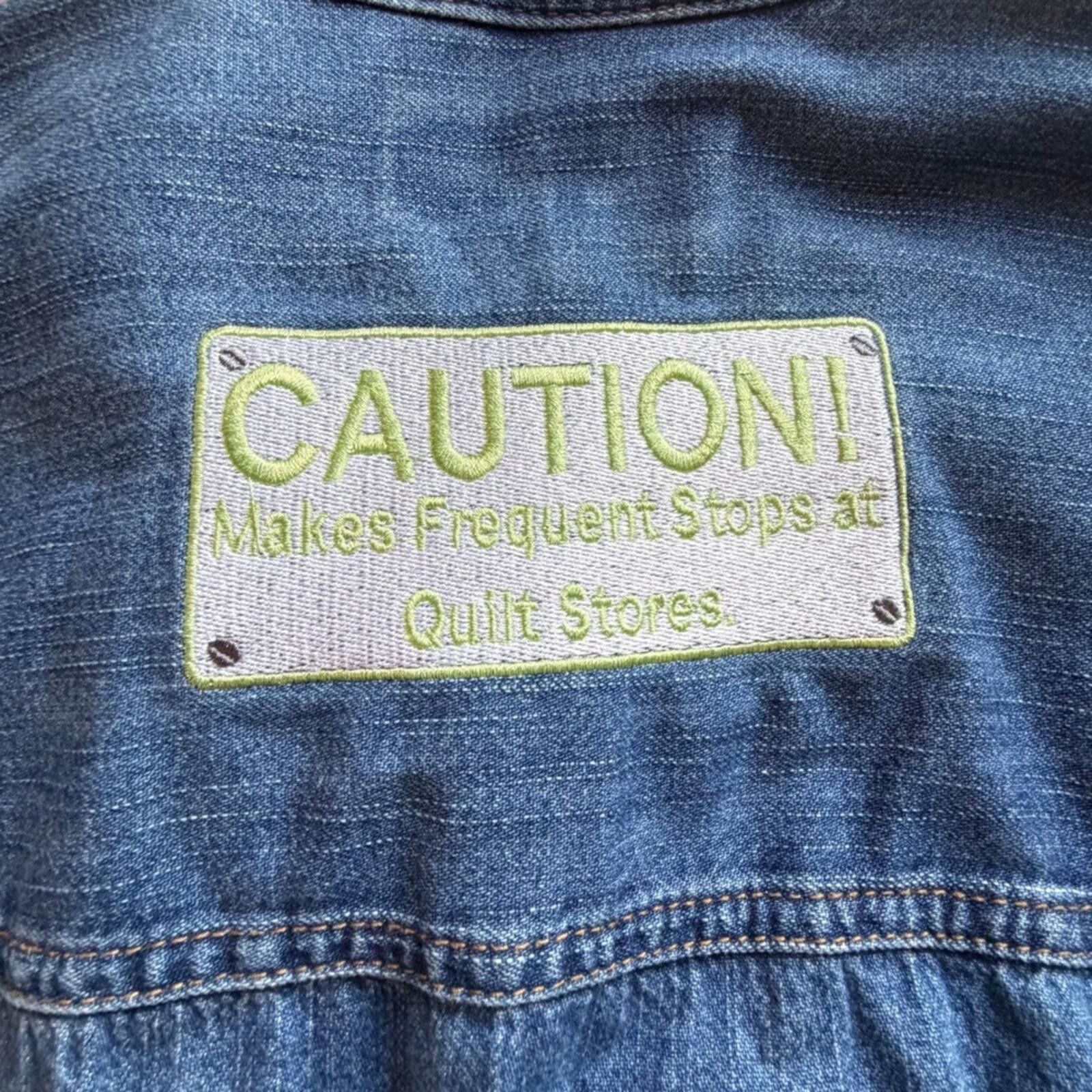 Other Levi Strauss Signature Denim Shirt Quilt Embroidery Blue Size L / US 10 / IT 46 - 8 Thumbnail