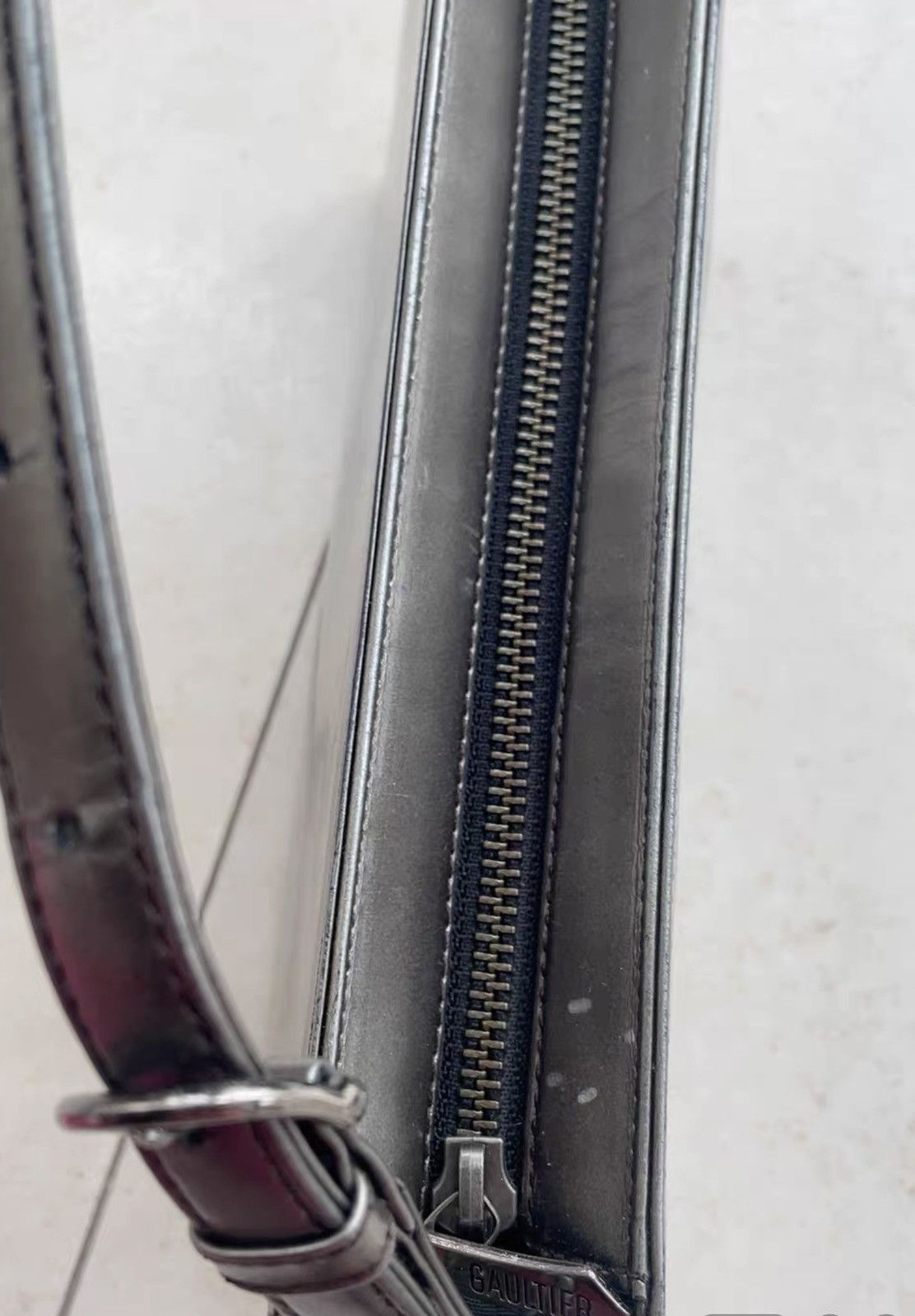 Jean Paul Gaultier Jean Paul Gaultier jpg. Vintage silver Guns N' Roses bag Size ONE SIZE - 5 Thumbnail