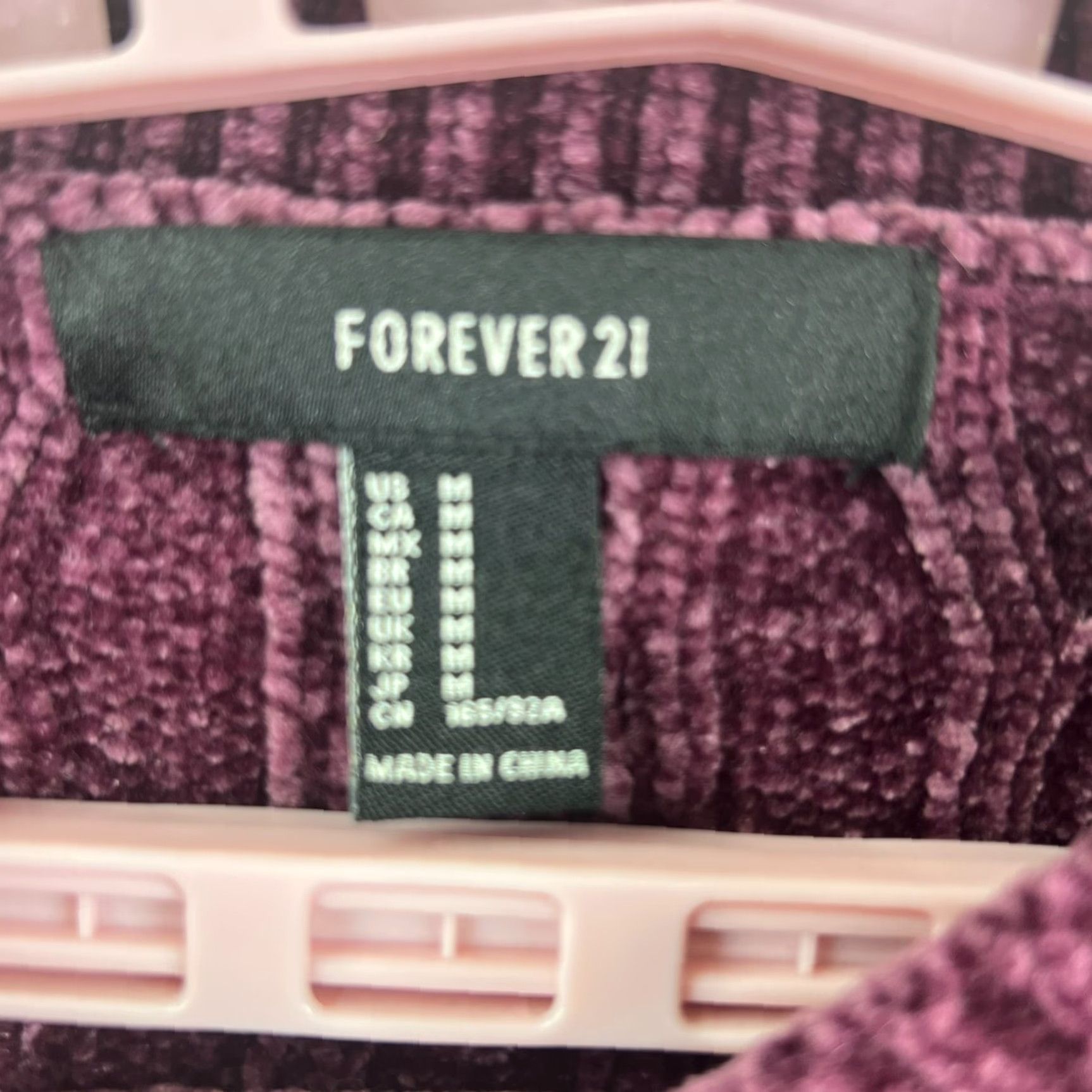 Forever 21 Forever 21 Super Soft Cropped Sweater Womens M Purple Size M / US 6-8 / IT 42-44 - 5 Thumbnail