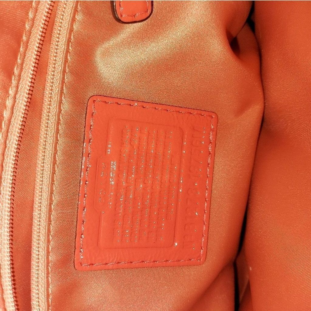 Coach Coach Peyton Patent Leather Turnkey Carryall Coral handbag Size ONE SIZE - 11 Thumbnail