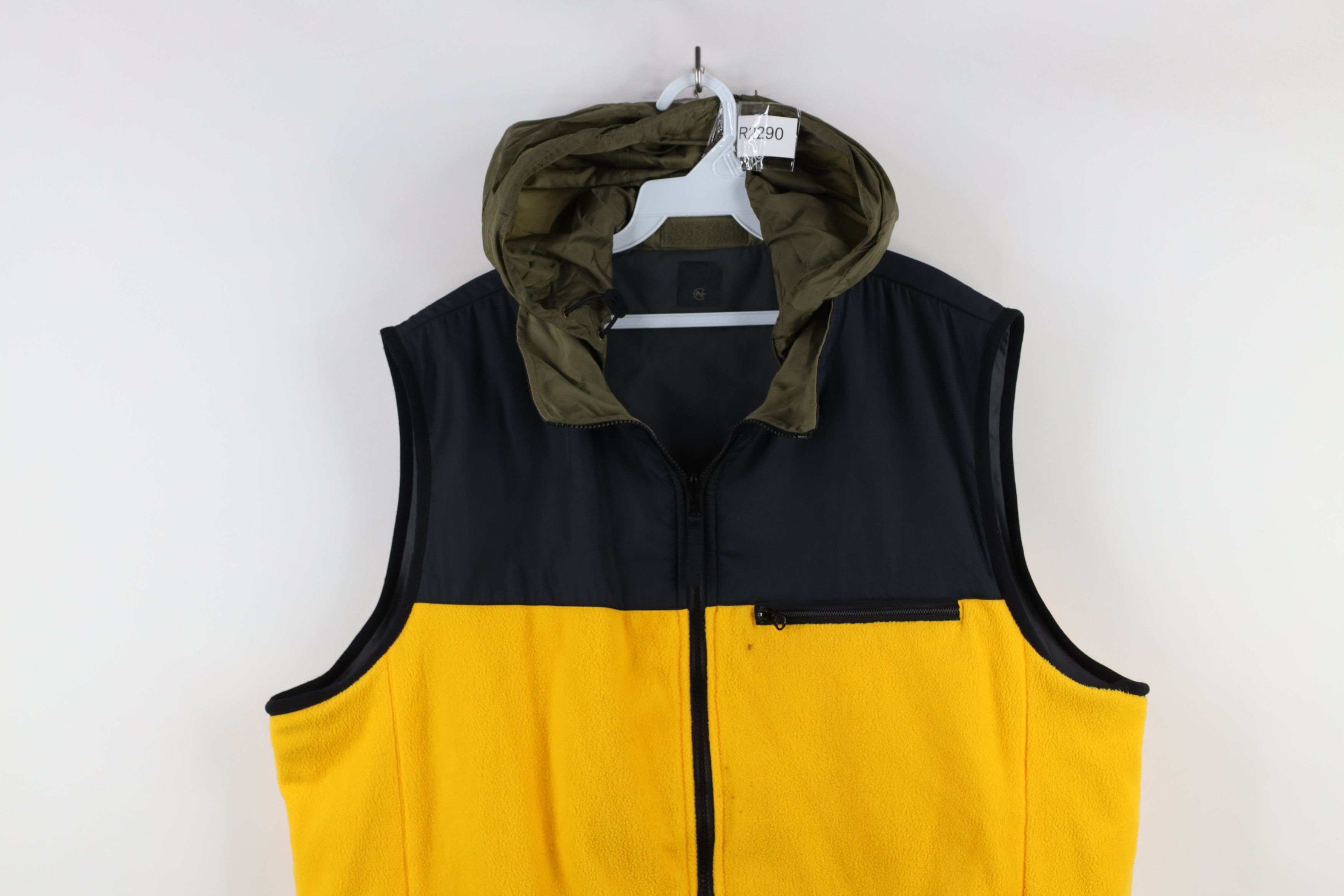 Nautica × Vintage Vintage 90s Nautica Competition Reversible Hooded Jacket Size US XXL / EU 58 / 5 - 12 Thumbnail