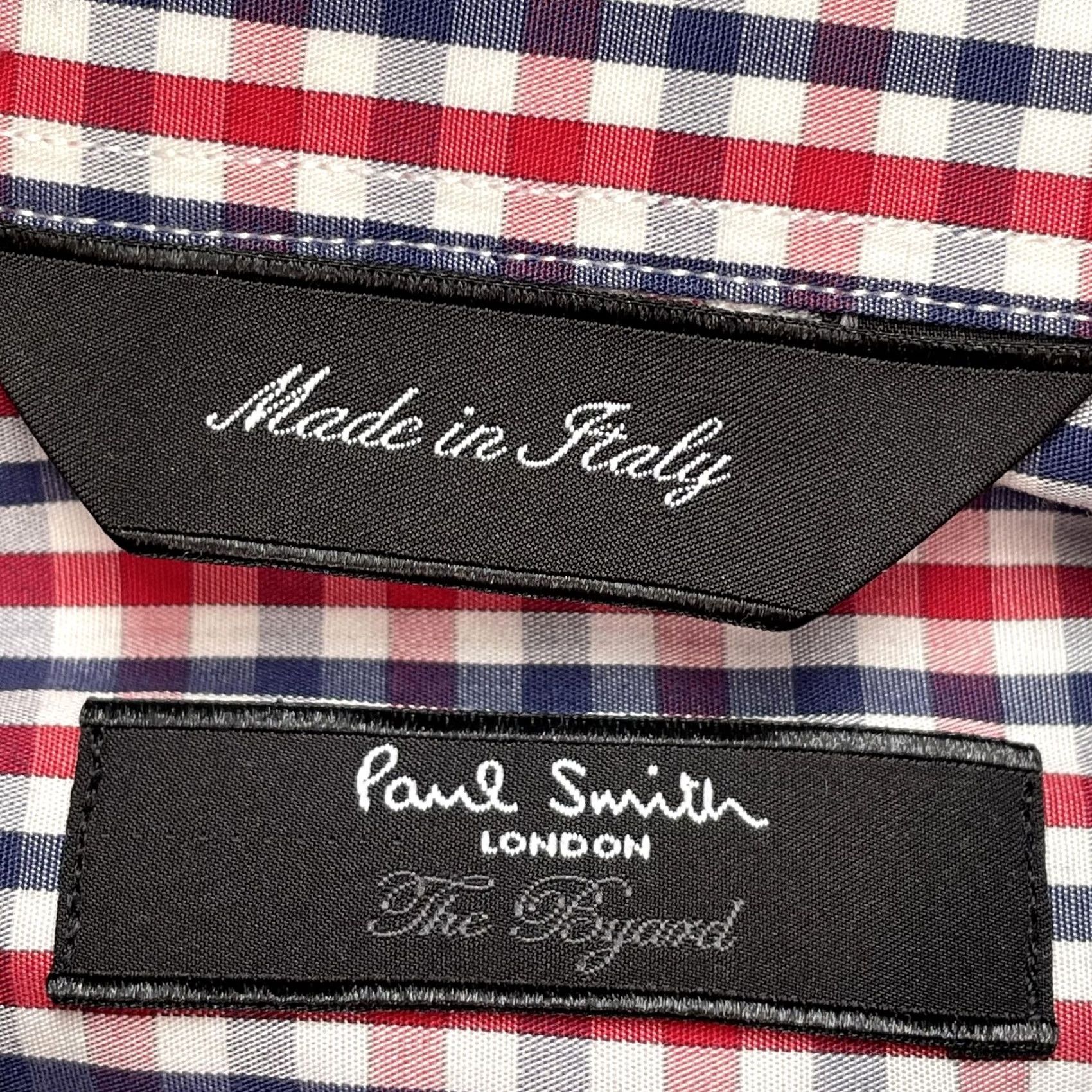 Paul Smith Paul Smith Shirt Mens Large Check The Byard Slim Fit Italy Long Sleeve Size US L / EU 52-54 / 3 - 2 Thumbnail