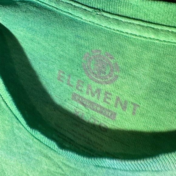 Element Element Skateboards Y2k 90s Green Tie Dye Shirt Size Extra L Size US XL / EU 56 / 4 - 4 Thumbnail