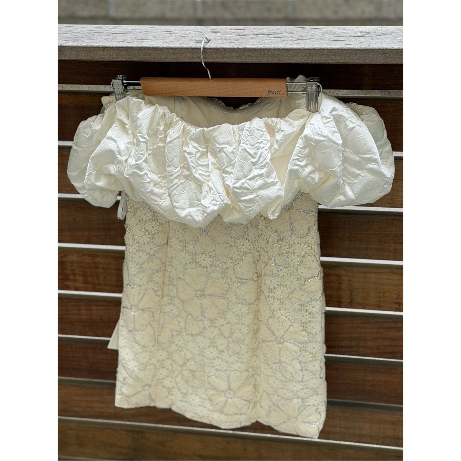 For Love & Lemons For Love & Lemons Snowflake Daisy Mini Dress NWT Size S / US 4 / IT 40 - 6 Thumbnail