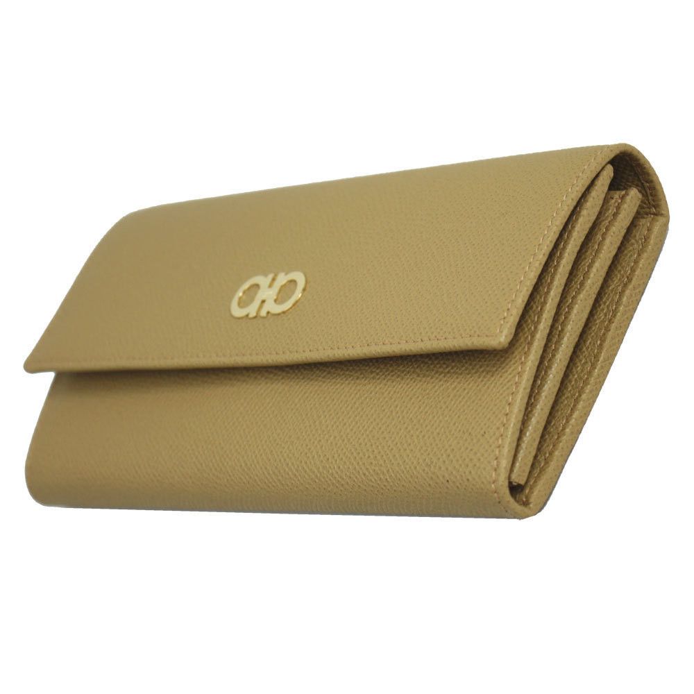 Salvatore Ferragamo o1s1rm0924 Size: OS / Long Leather Wallet in Camel Size ONE SIZE - 2 Thumbnail