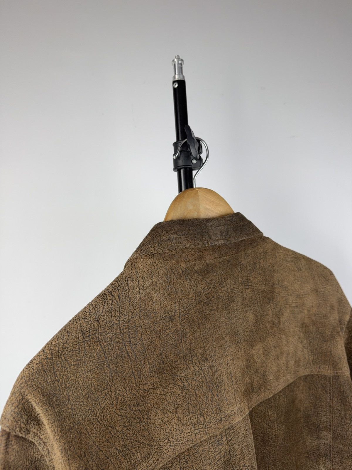 Japanese Brand Avant Garde 90s Retro Vintage Brown Leather Blazer Jacket XL Size US XL / EU 56 / 4 - 9 Thumbnail