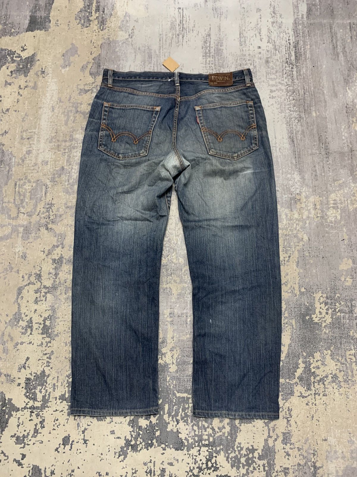 Edwin Vintage Edwin 503 Mud Wash Japanese Denim Jeans W36x27.5 Size US 36 / EU 52 - 7 Thumbnail