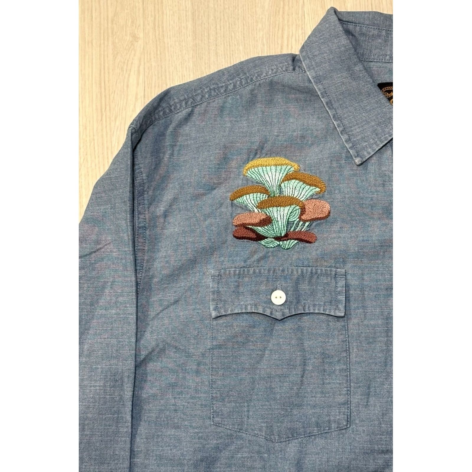 Howler Brothers Howler Brothers Novato Shirt XL Blue Embroidered Mutations: Sauerkraut Fort Lonesome Western 70s Mens Size US XL / EU 56 / 4 - 3 Thumbnail