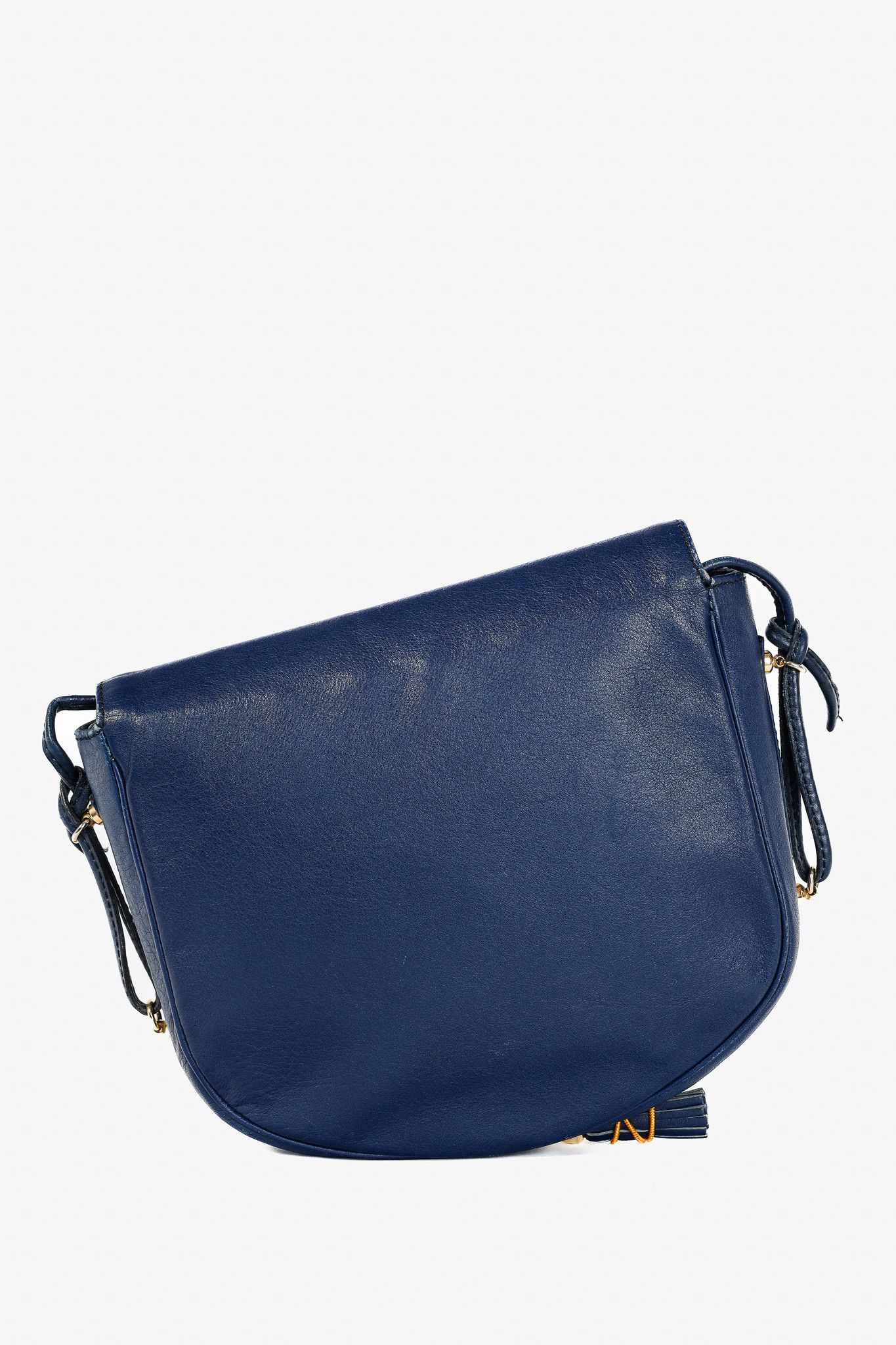 Lanvin Lanvin Vintage Leather Fringe-Tassel Front-Flap Crossbody Size ONE SIZE - 4 Thumbnail