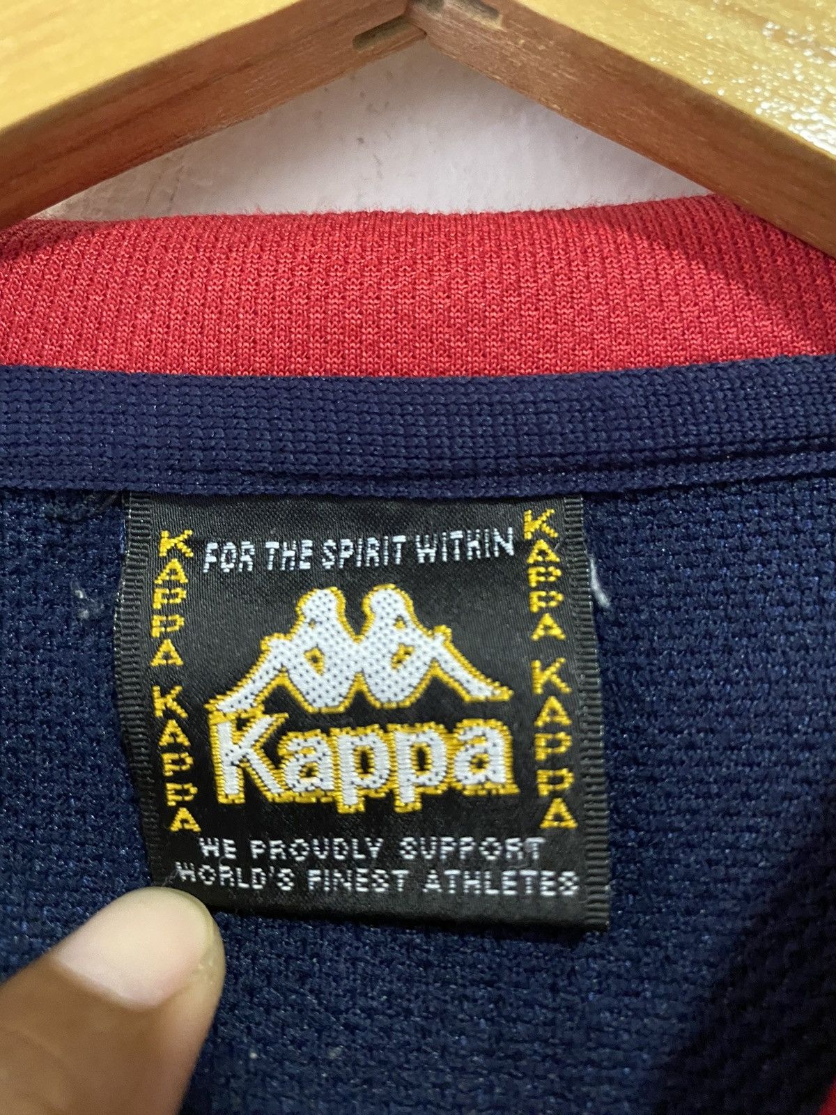 Kappa × Vintage Vintage Kappa Big Logo Colour Block Hooded Jacket Size US M / EU 48-50 / 2 - 10 Thumbnail