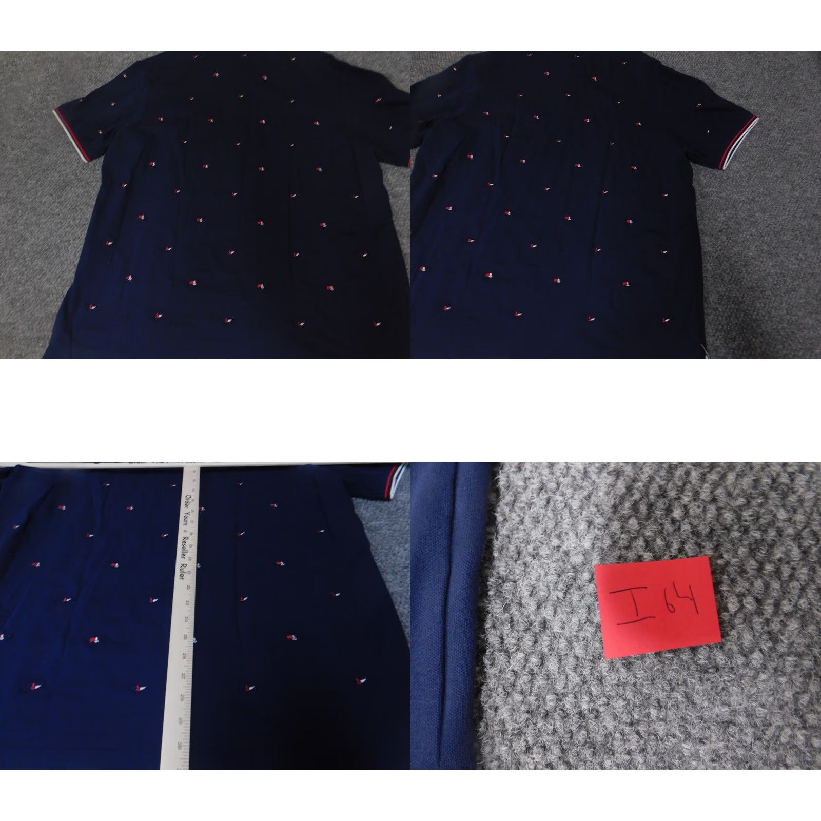 Cremieux Cremieux Polo Shirt XL Blue Short Sleeve Button-Down Collar Logo Golf Sports Collection Mens Regular Size US XL / EU 56 / 4 - 8 Thumbnail