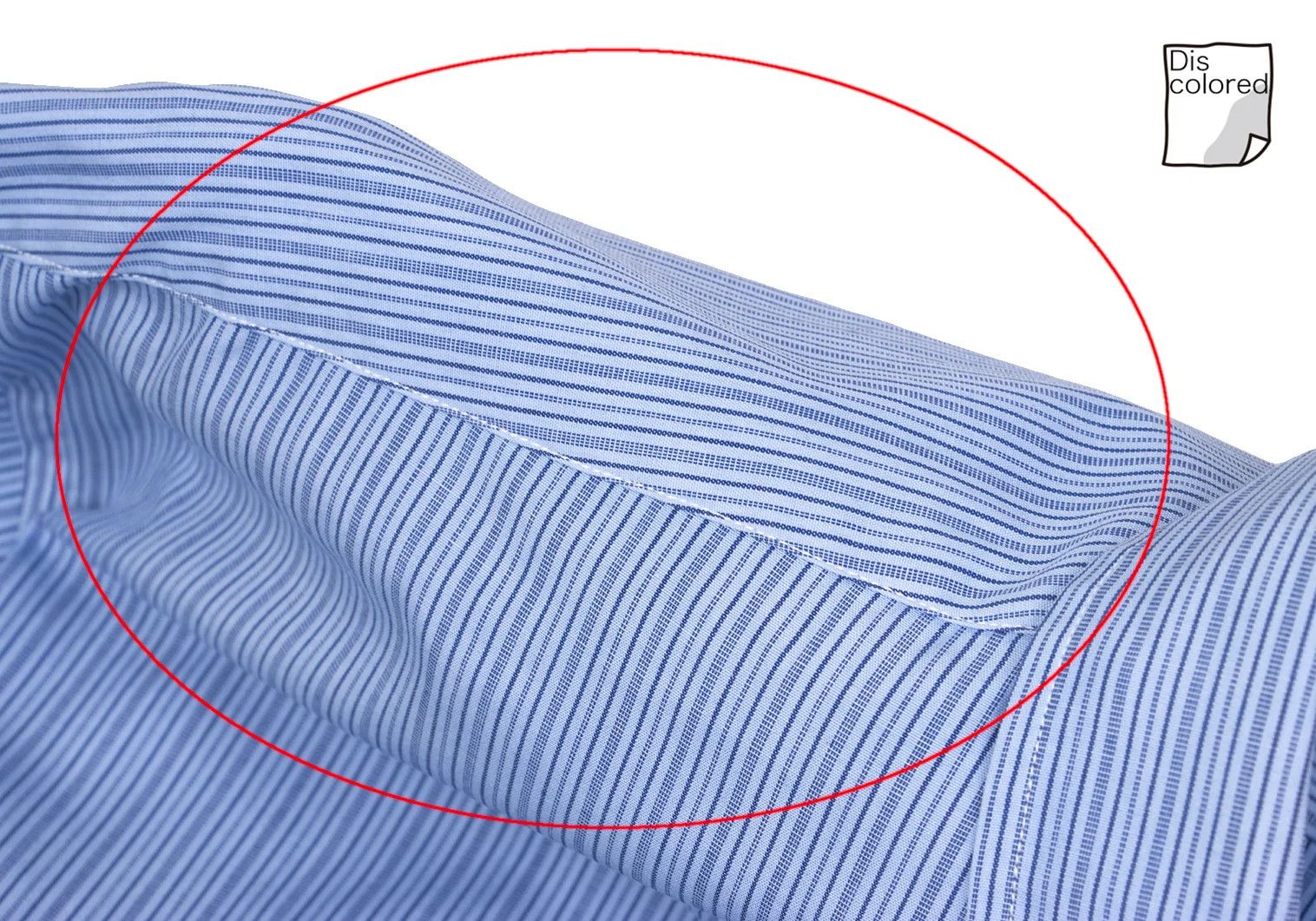 Comme des Garcons Homme Plus Cotton Stripe Shirt in Light Blue and Navy, Size M Size US M / EU 48-50 / 2 - 4 Thumbnail