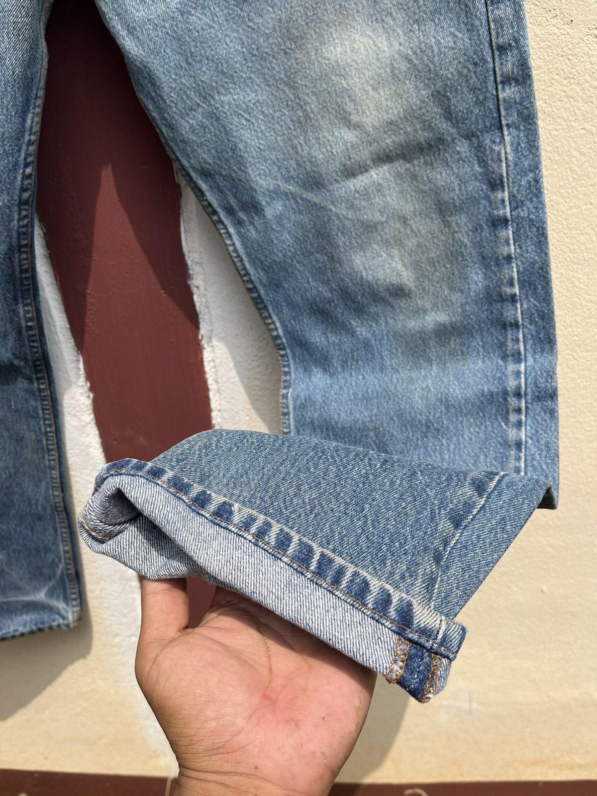 Vintage Thrashed Faded 80s’ Levi’s 501 Size US 33 - 3 Thumbnail