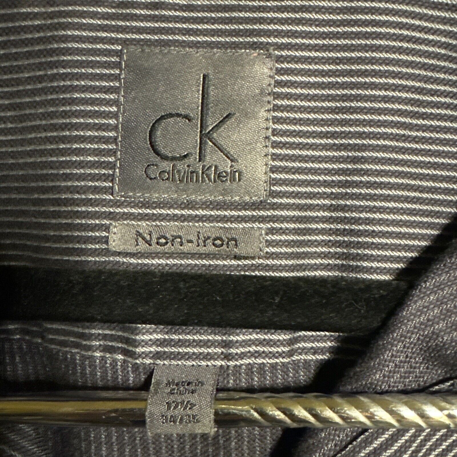 Calvin Klein Calvin Klein Premium Mens Button Down Shirt Blue No Iron Siz Size US L / EU 52-54 / 3 - 2 Thumbnail
