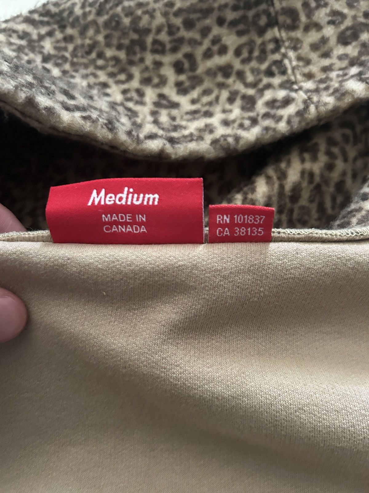 Supreme Supreme Wool Cheetah Zip Up Size US M / EU 48-50 / 2 - 5 Thumbnail