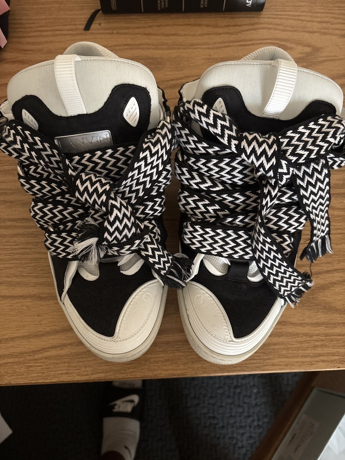 Lanvin Black and white lanvin Size US 11 / EU 44 - 2 Thumbnail