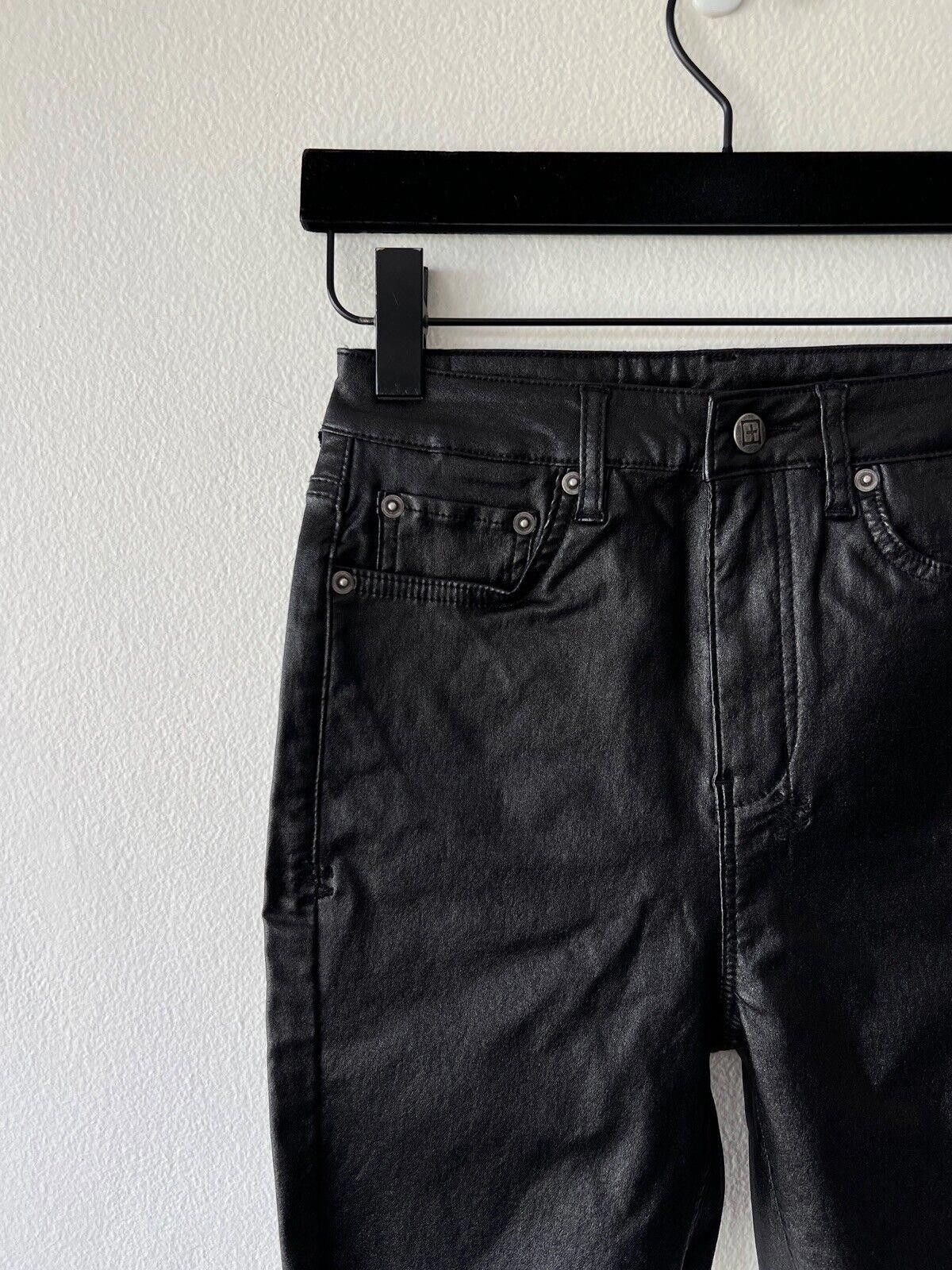 Ksubi new Ksubi womens black skinny fit coated short 26 8 small Size 26" / US 2 / IT 38 - 2 Thumbnail