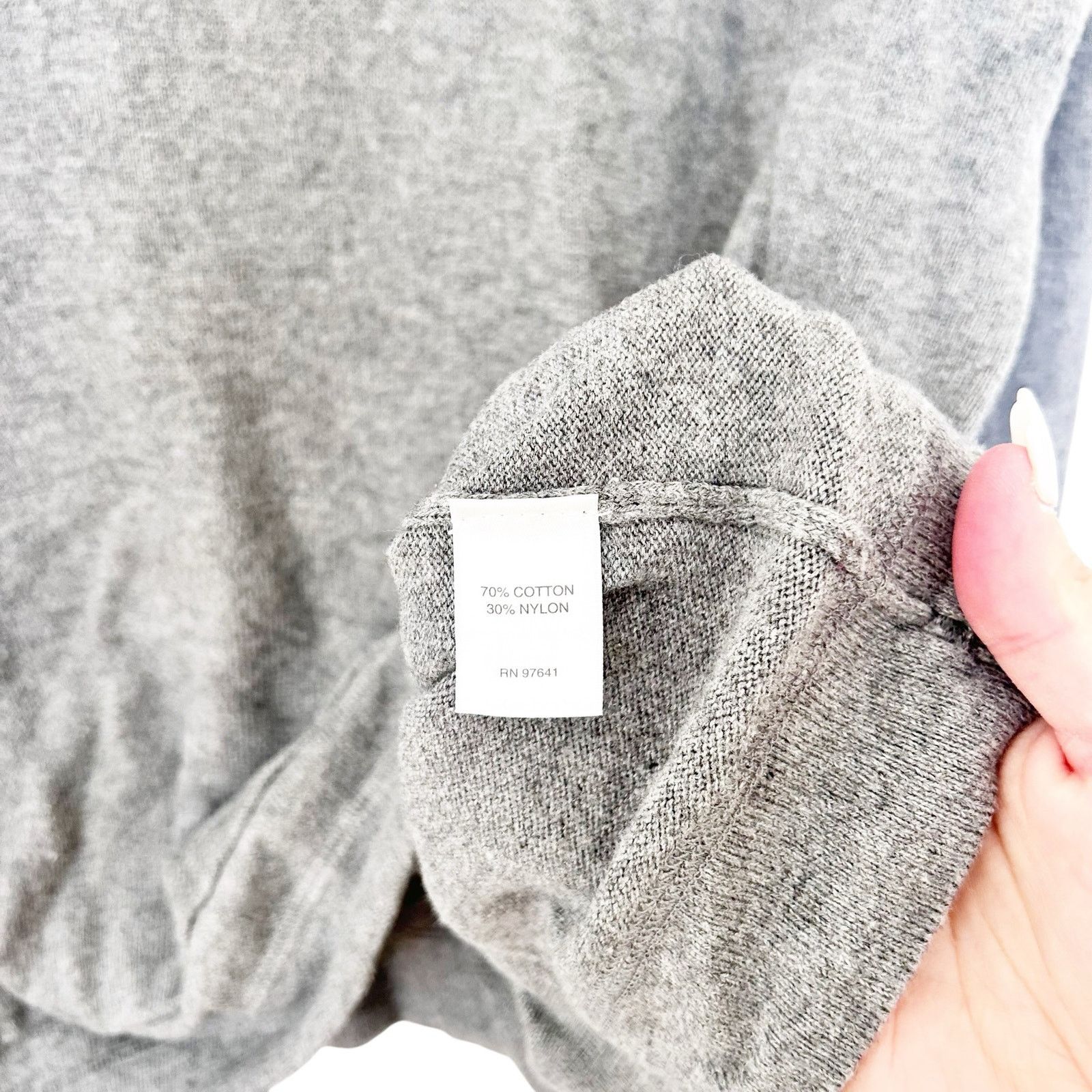 Other J. Jill Pure Jill Gray Sweater Drawstring Bottom Sz M Size M / US 6-8 / IT 42-44 - 4 Thumbnail