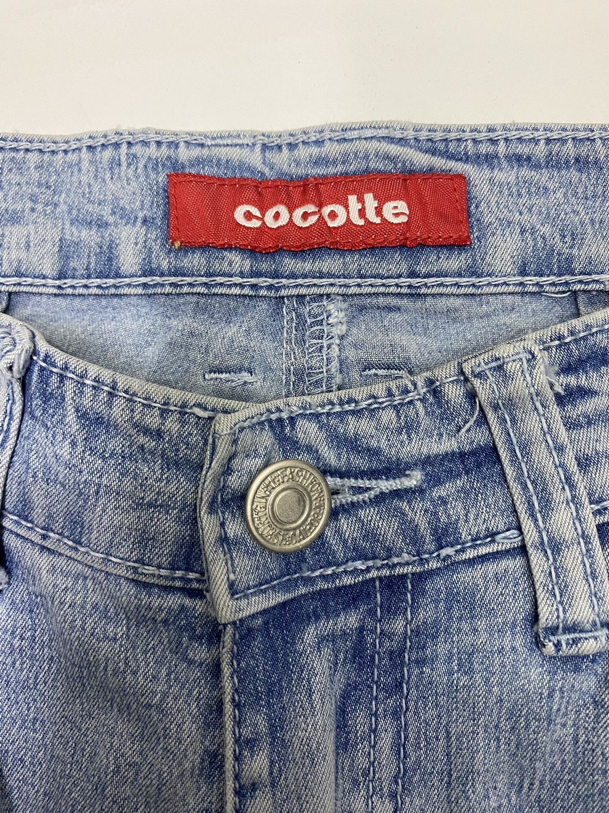 Hysteric Glamour FLARED🔥HYSTERIC OG STYLE HAGI PATCHWORK DENIM FLARE JEANS Size US 26 / EU 42 - 8 Thumbnail