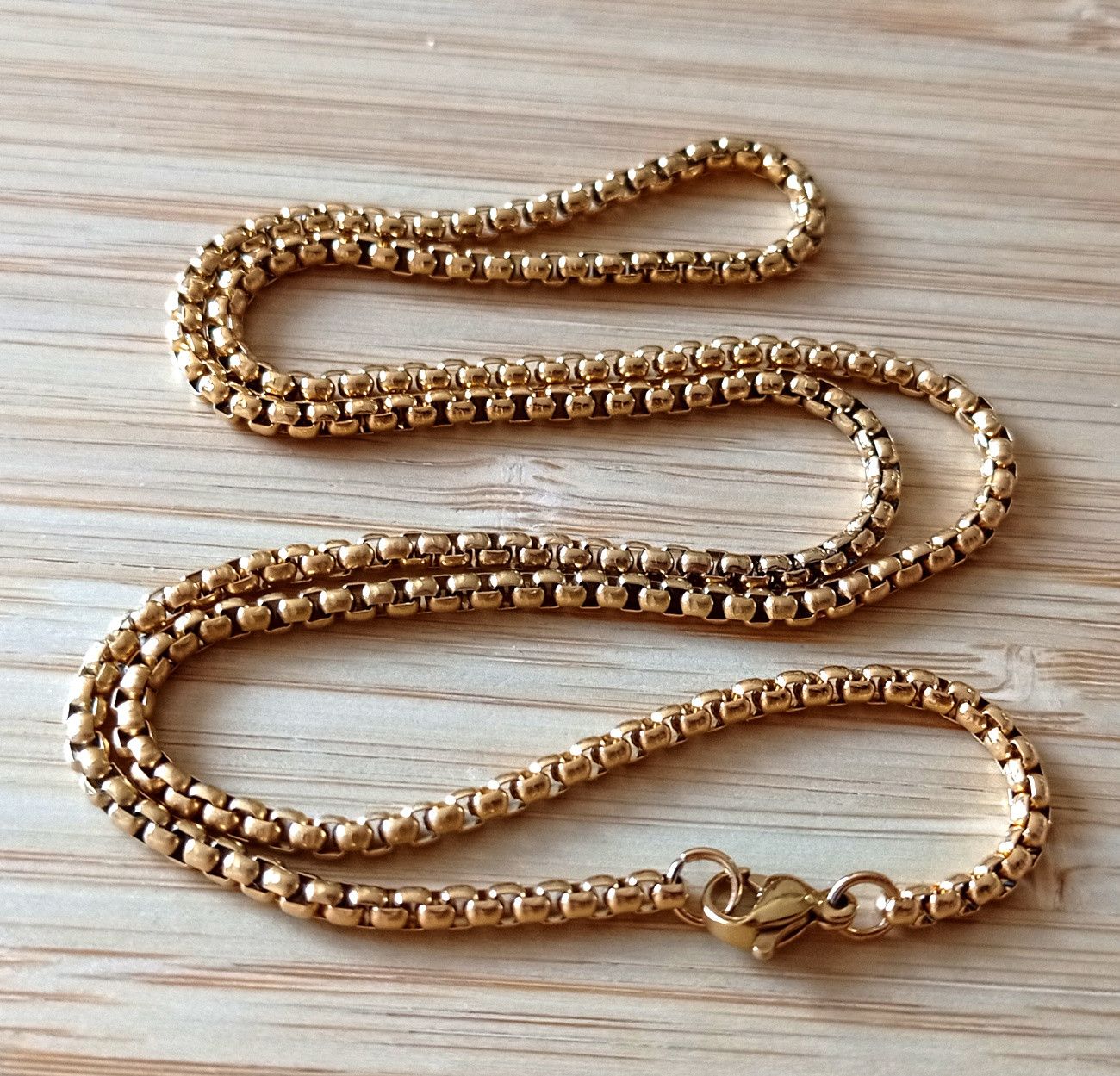 Designer × Vintage Punk Gold Luxury Avant Garde Necklace Streetwear Rave Size ONE SIZE - 1 Thumbnail