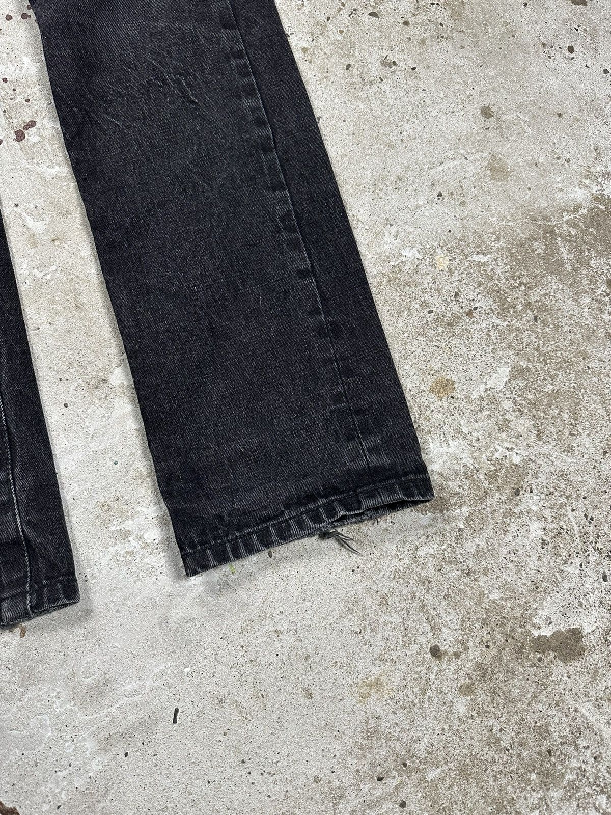 Schaeffers Garment Hotel Schaeffer’s Garment Hotel Black Washed Selvedge Denim Pants Size US 30 / EU 46 - 5 Thumbnail