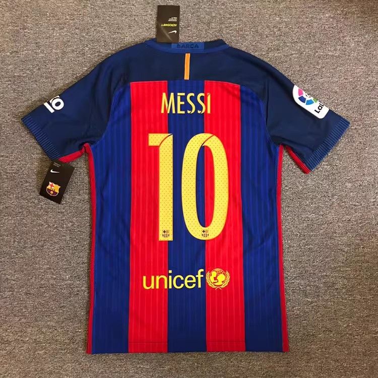 Other 2016 2017 Barcelona #10 Messi Jersey Size US XL / EU 56 / 4 - 1 Thumbnail