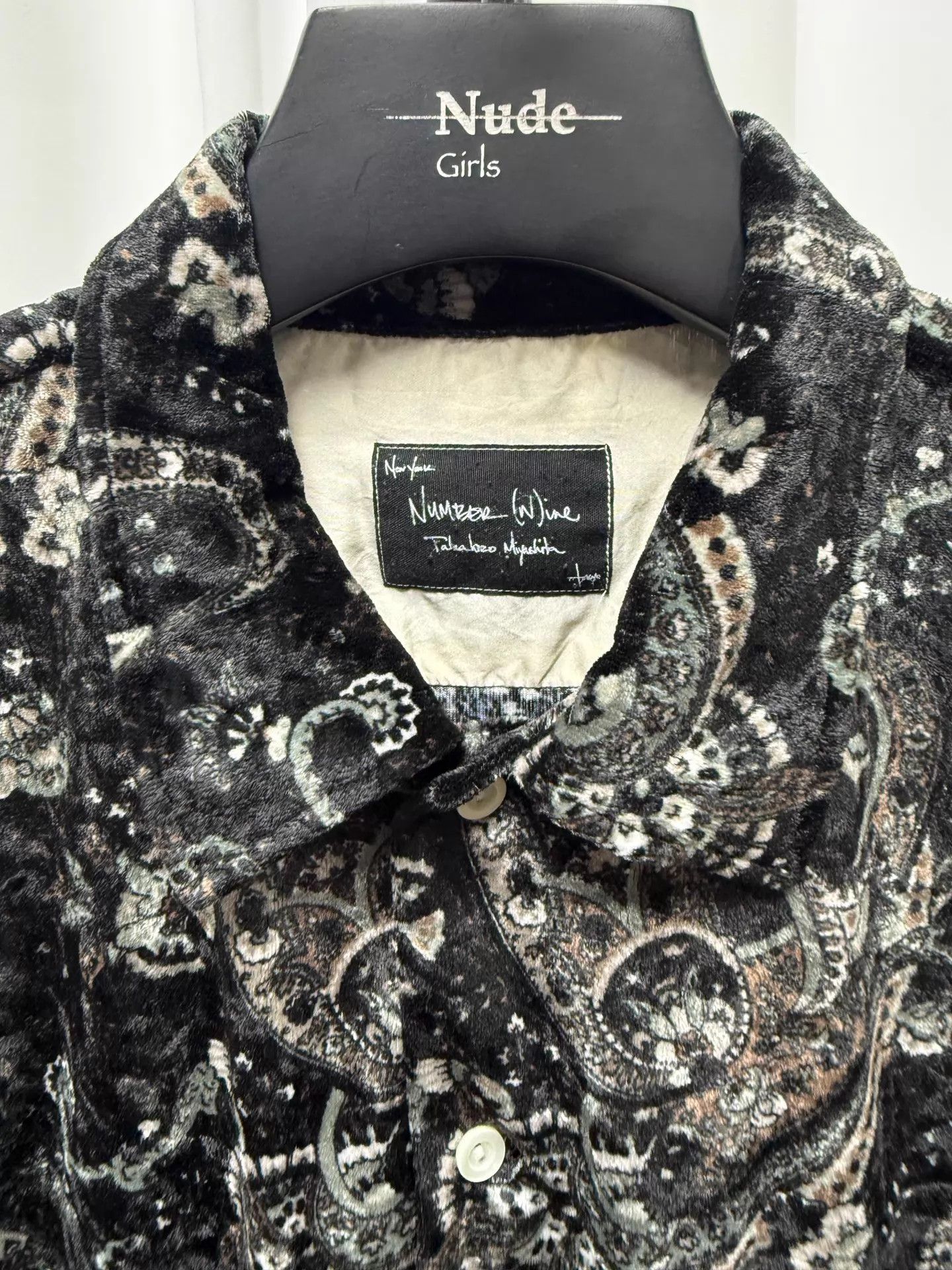 Number (N)ine Number (n)ine 05aw Black Totem Shirt Near Mint Size 2 Size US M / EU 48-50 / 2 - 4 Thumbnail