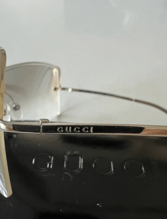 Gucci Gucci Sunglasses Logo GG Shield Square Mask Vintage EX0250 Size ONE SIZE - 3 Thumbnail