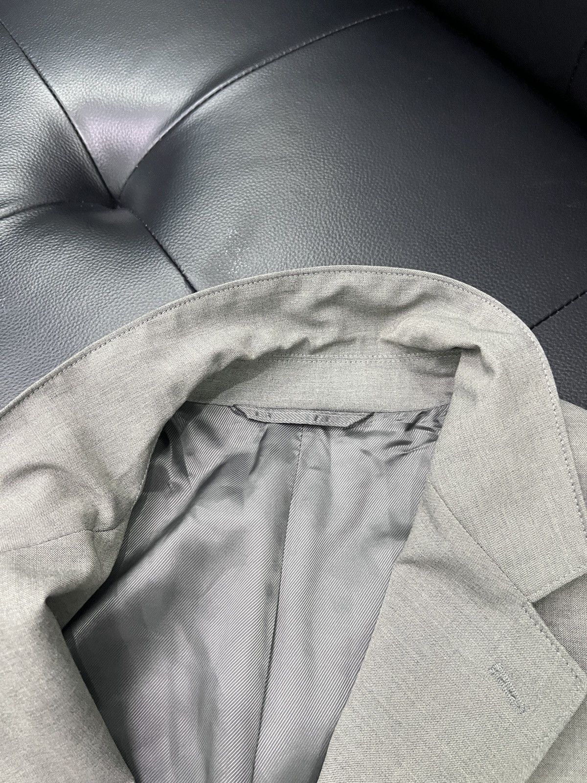 Lemaire Lemaire Structured Shoulder Wool Coat Size 42L - 13 Thumbnail