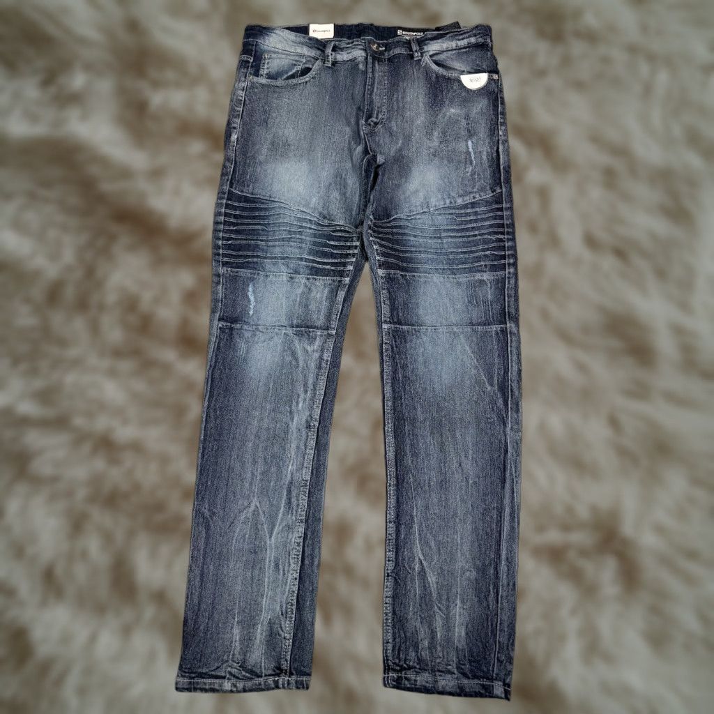 Southpole Southpole Skinny Blue Jeans Men's Sz 38 4 Way Stretch Active Flex New Blue Cotton Polyester Jeans Mens 38 Skinny Stretch Size US 38 / EU 54 - 1 Thumbnail