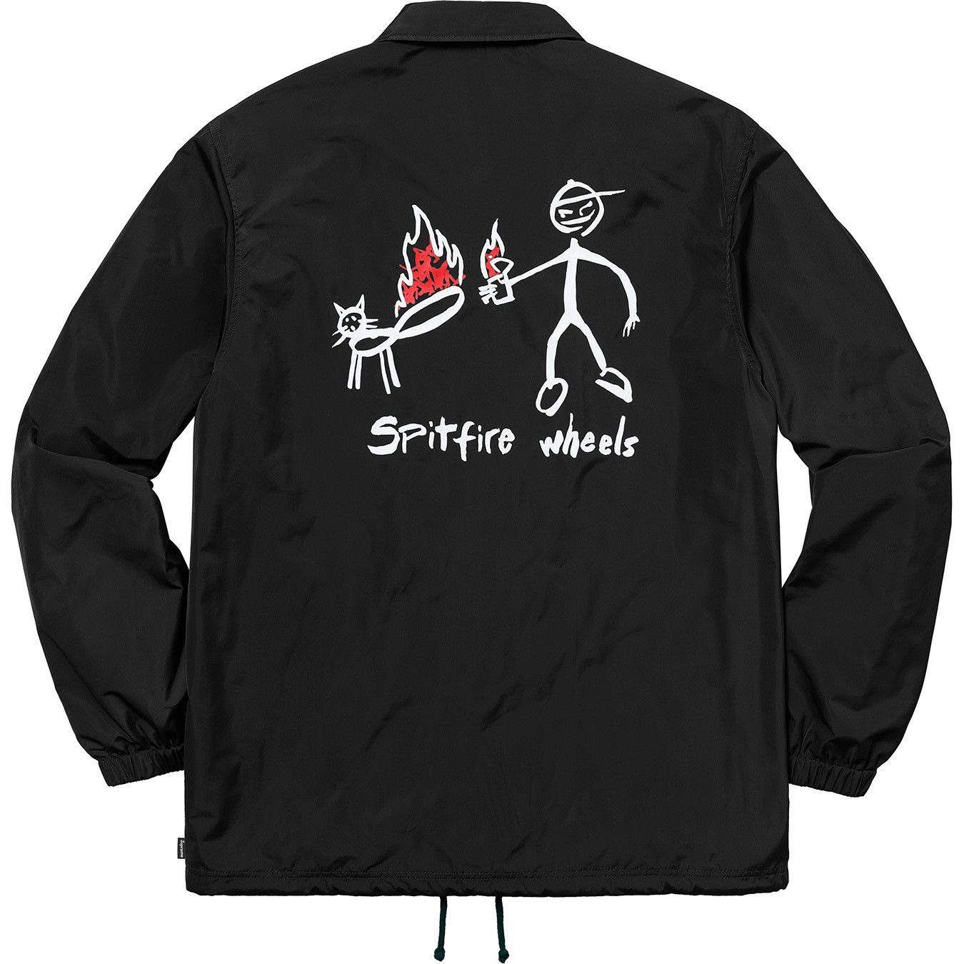 Spitfire × Supreme Supreme Spitfire Coaches Jacket Black Medium  
