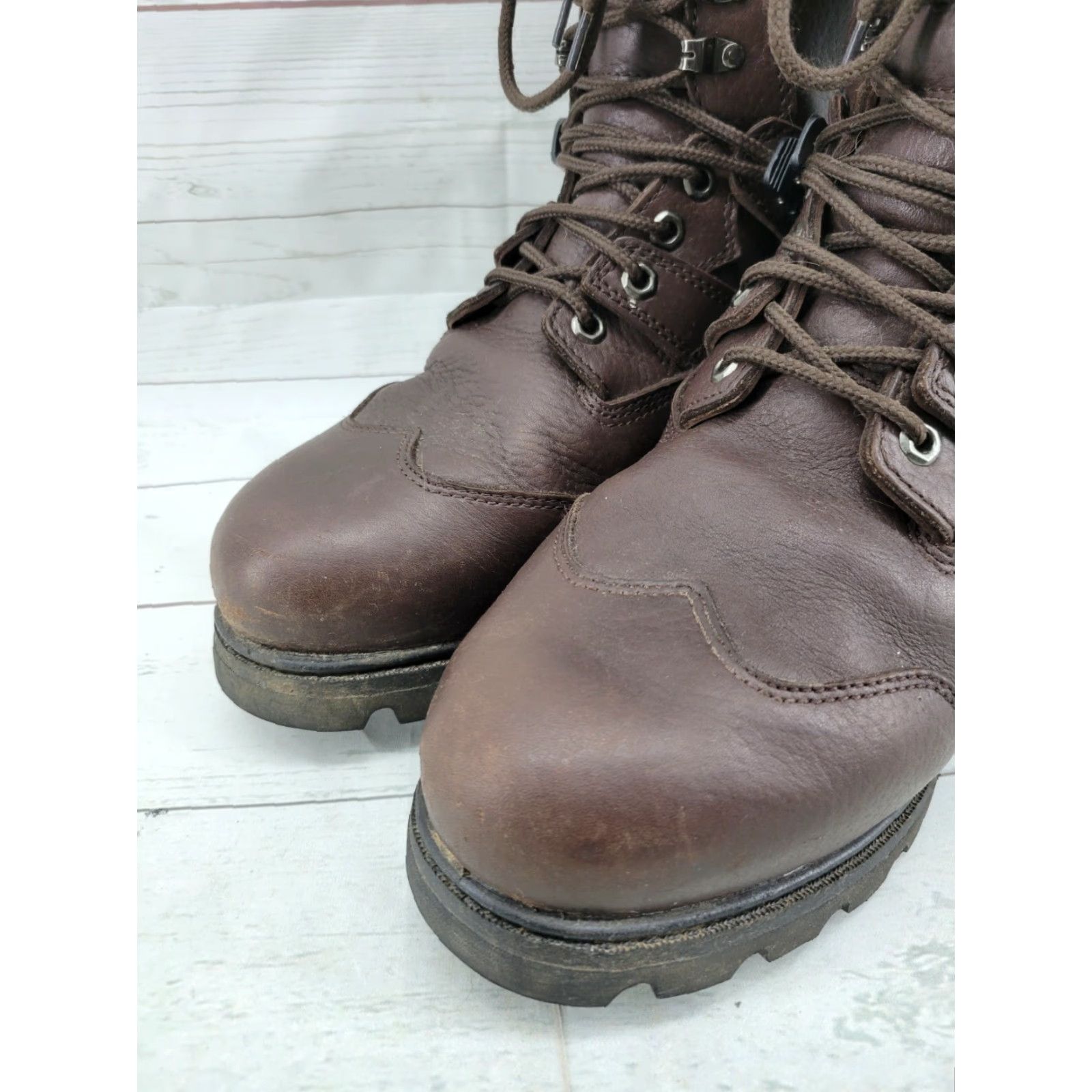 Vintage Guide Gear Leather Work Boots Brown Thinsulate Ultra Guide Dry Mens Sz 9EE Shoes Boots Myriad Eco Size US 9 / EU 42 - 2 Thumbnail