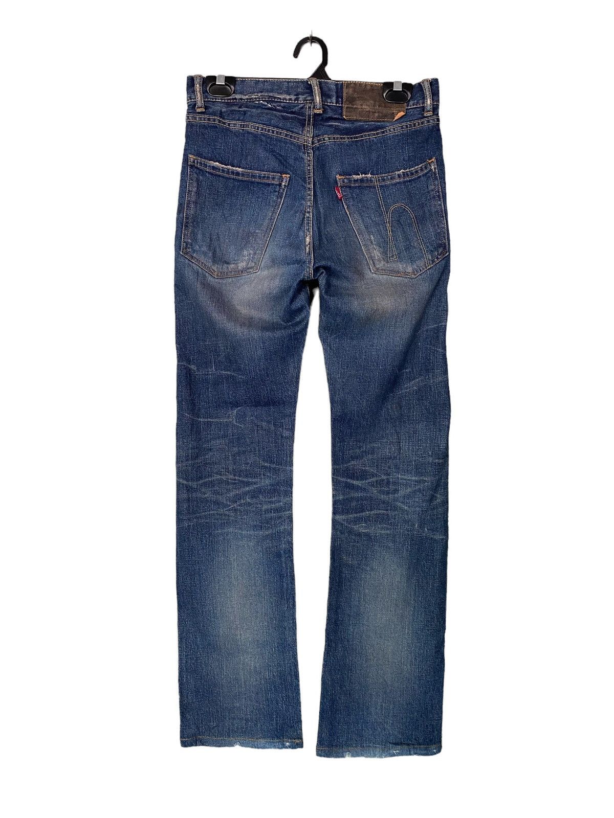 Designer × Japanese Brand Hosu.Atpd Redline Jeans W30” Size US 30 / EU 46 - 6 Thumbnail